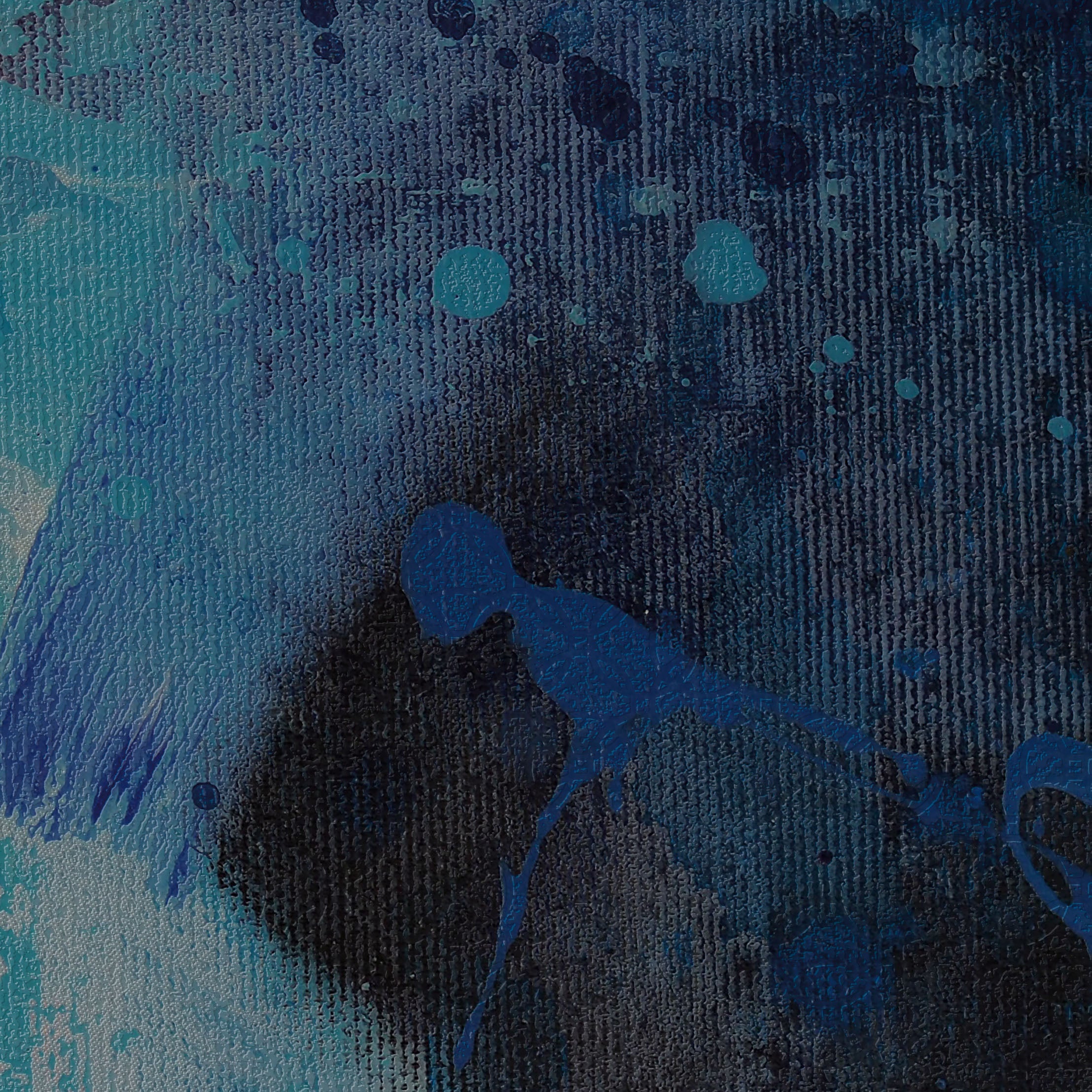3D Indigo Abstract