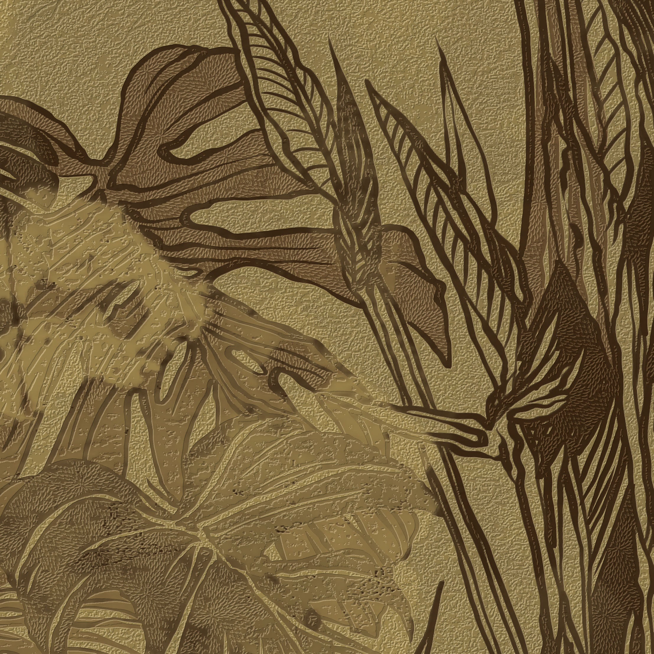 3D Golden Foliage