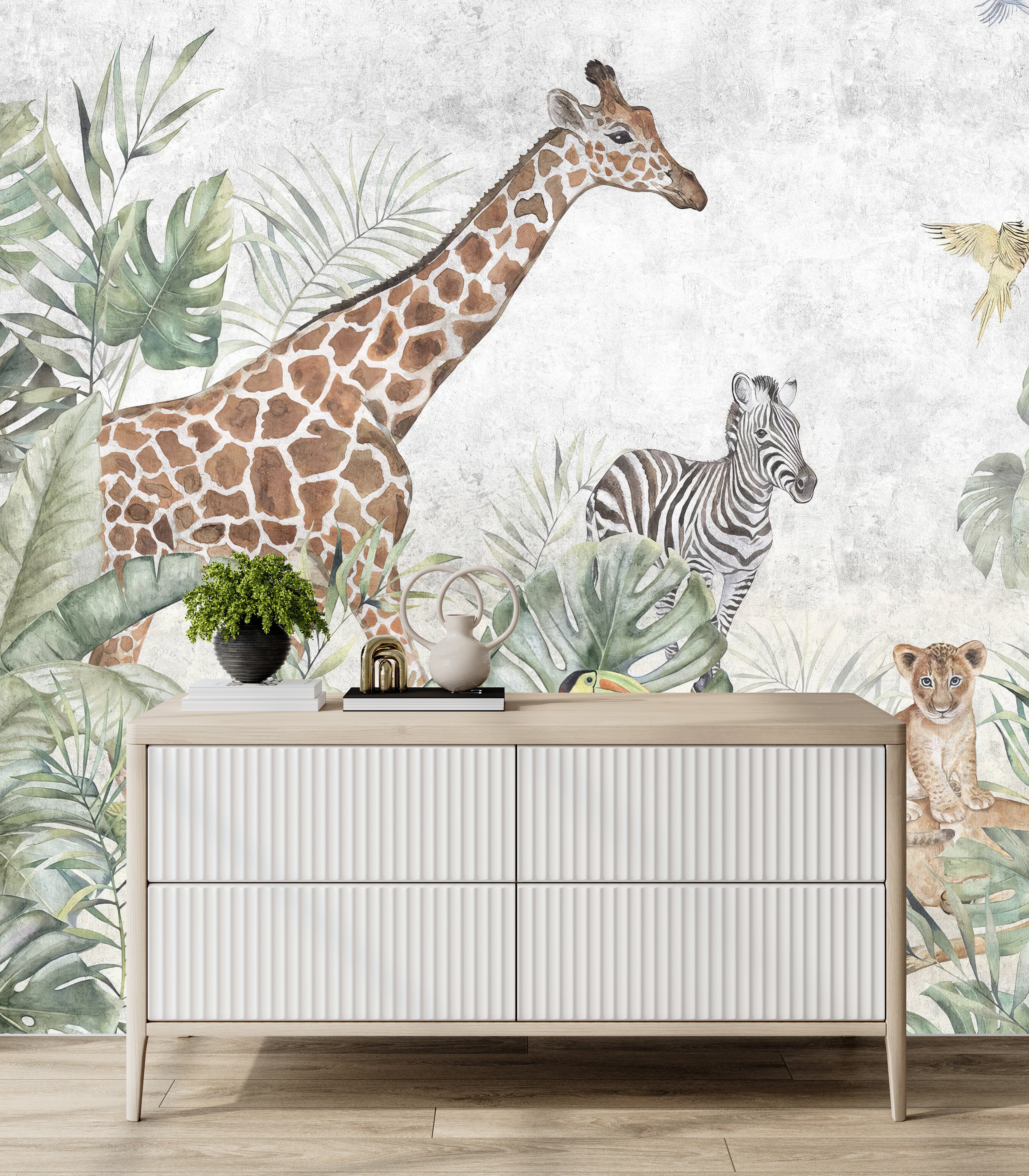 Jungle Brushstrokes Encounter