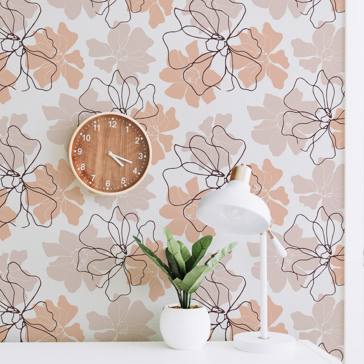 Abstract Soft Blossom