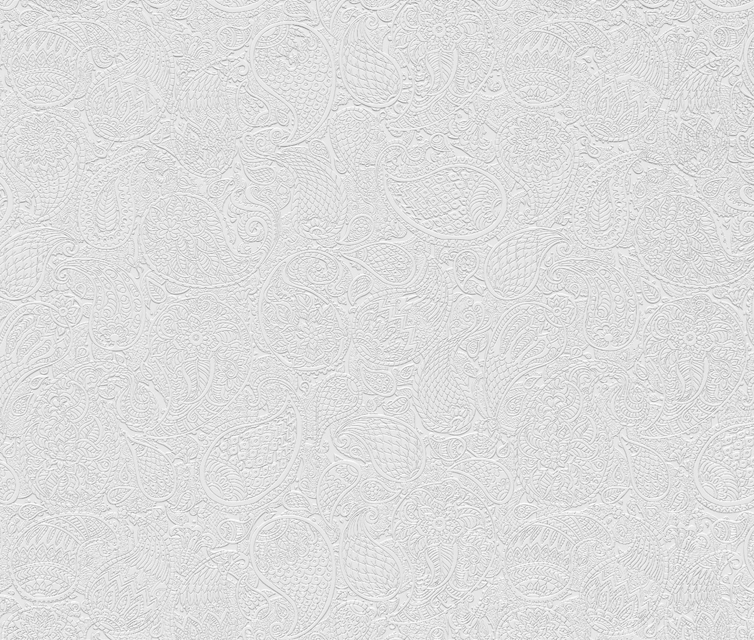 3D Paisley Whisper - Paintable