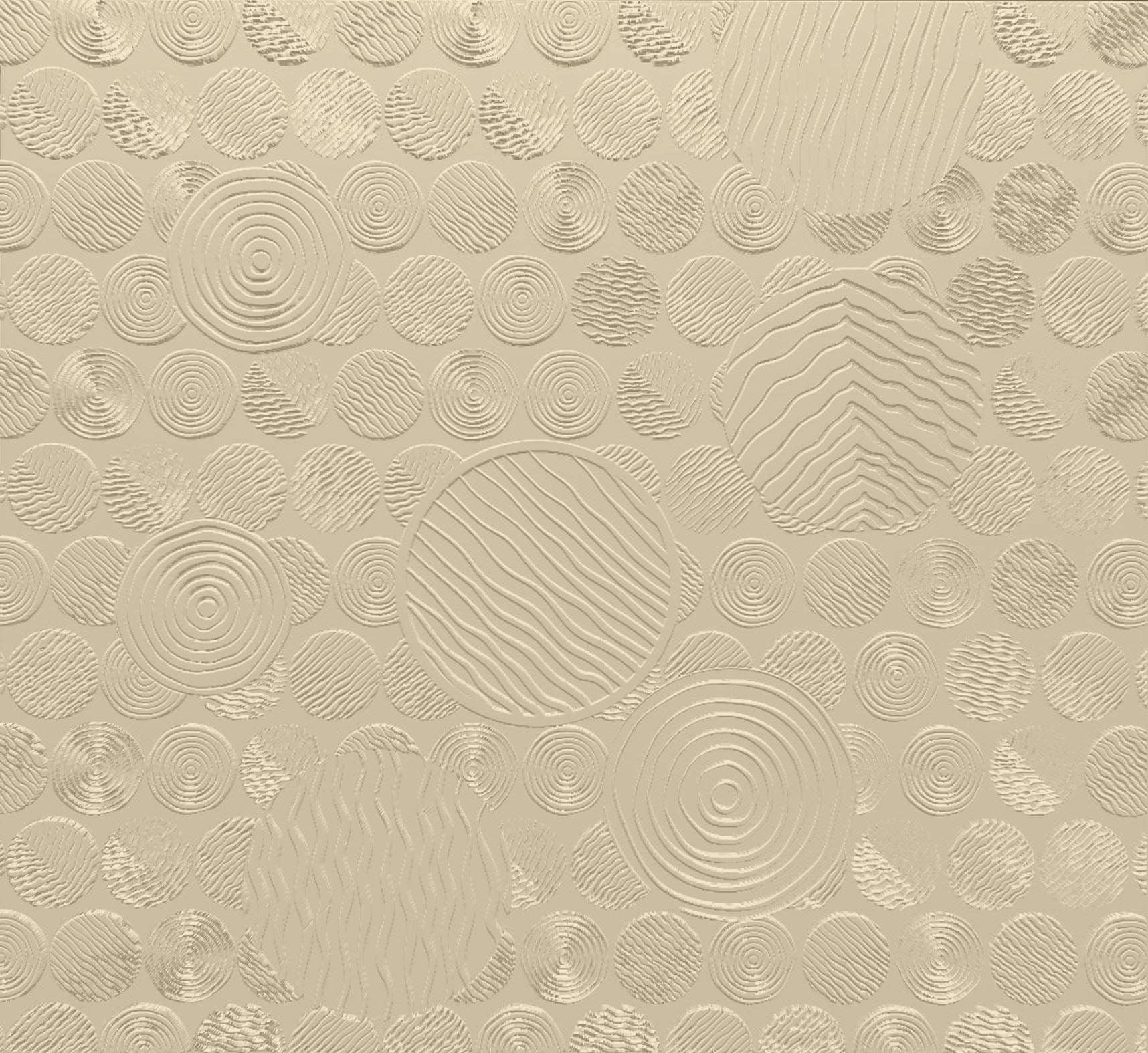 3D Amethyst Ripples - Paintable