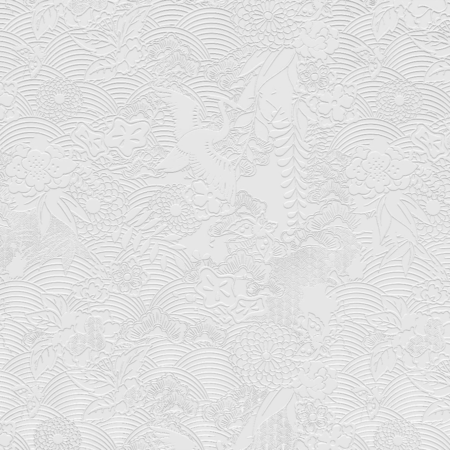3D Blossom Horizon - Paintable Mural