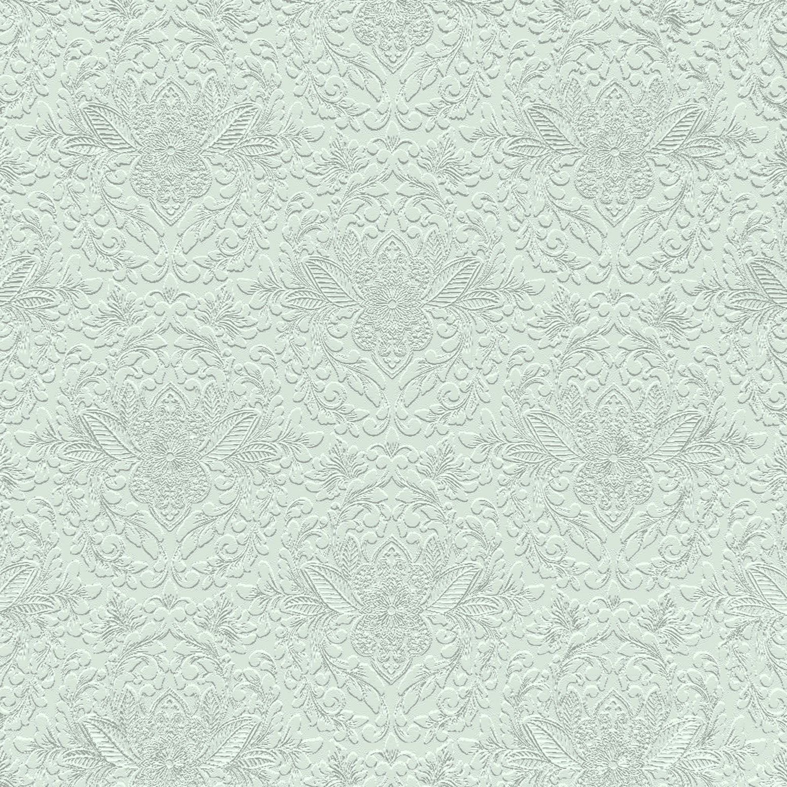 3D Delicate Bloom - Paintable Wallpaper