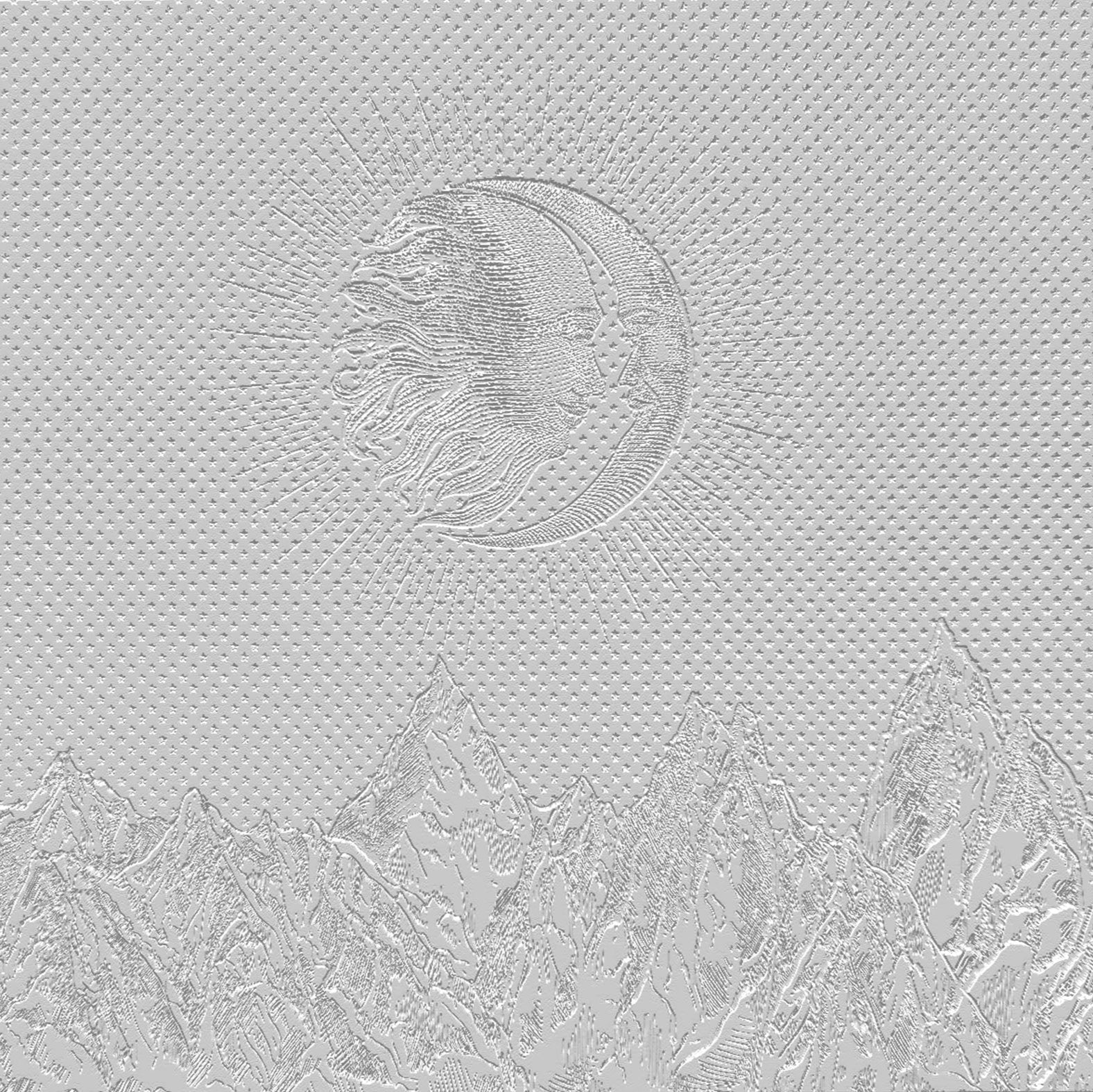 3D Celestial Peaks - Paintable Mural