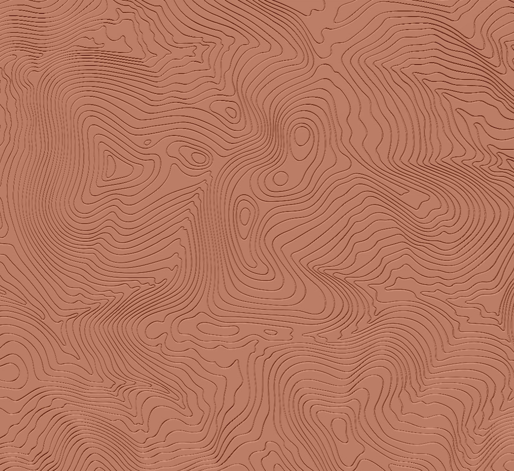 3D Topographic Tranquility - Paintable