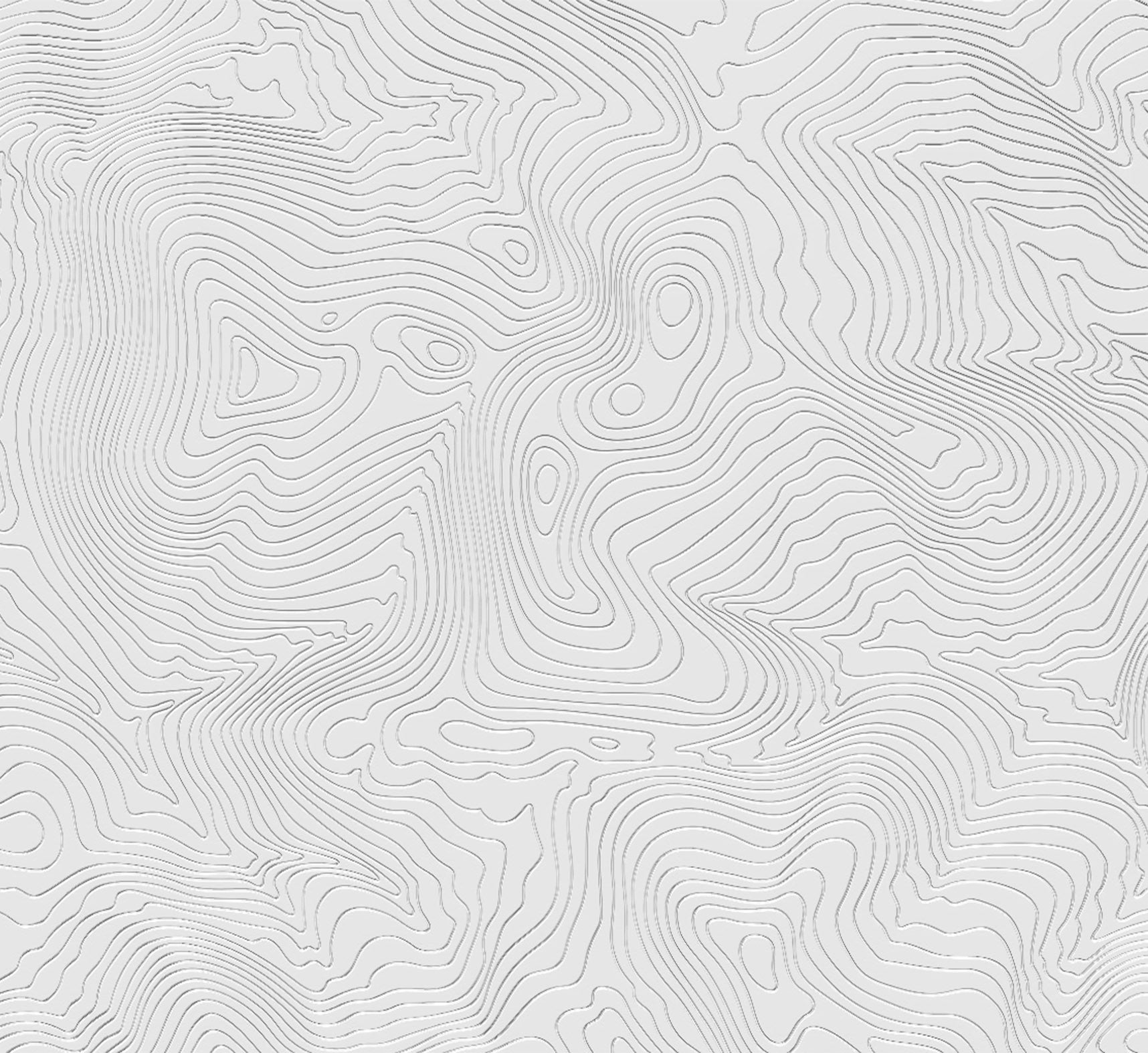 3D Topographic Tranquility - Paintable