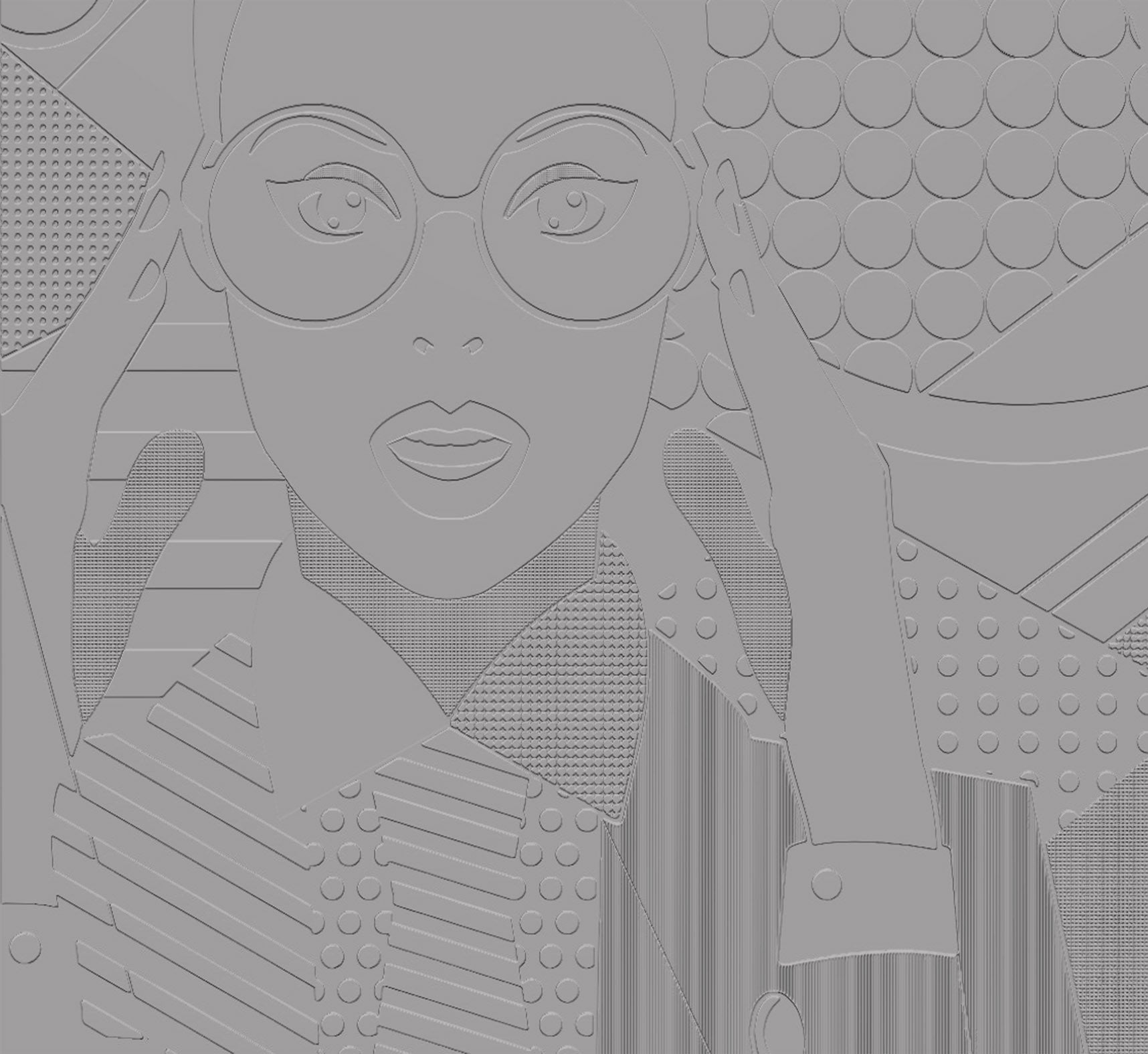 3D Bold Visionary - Paintable