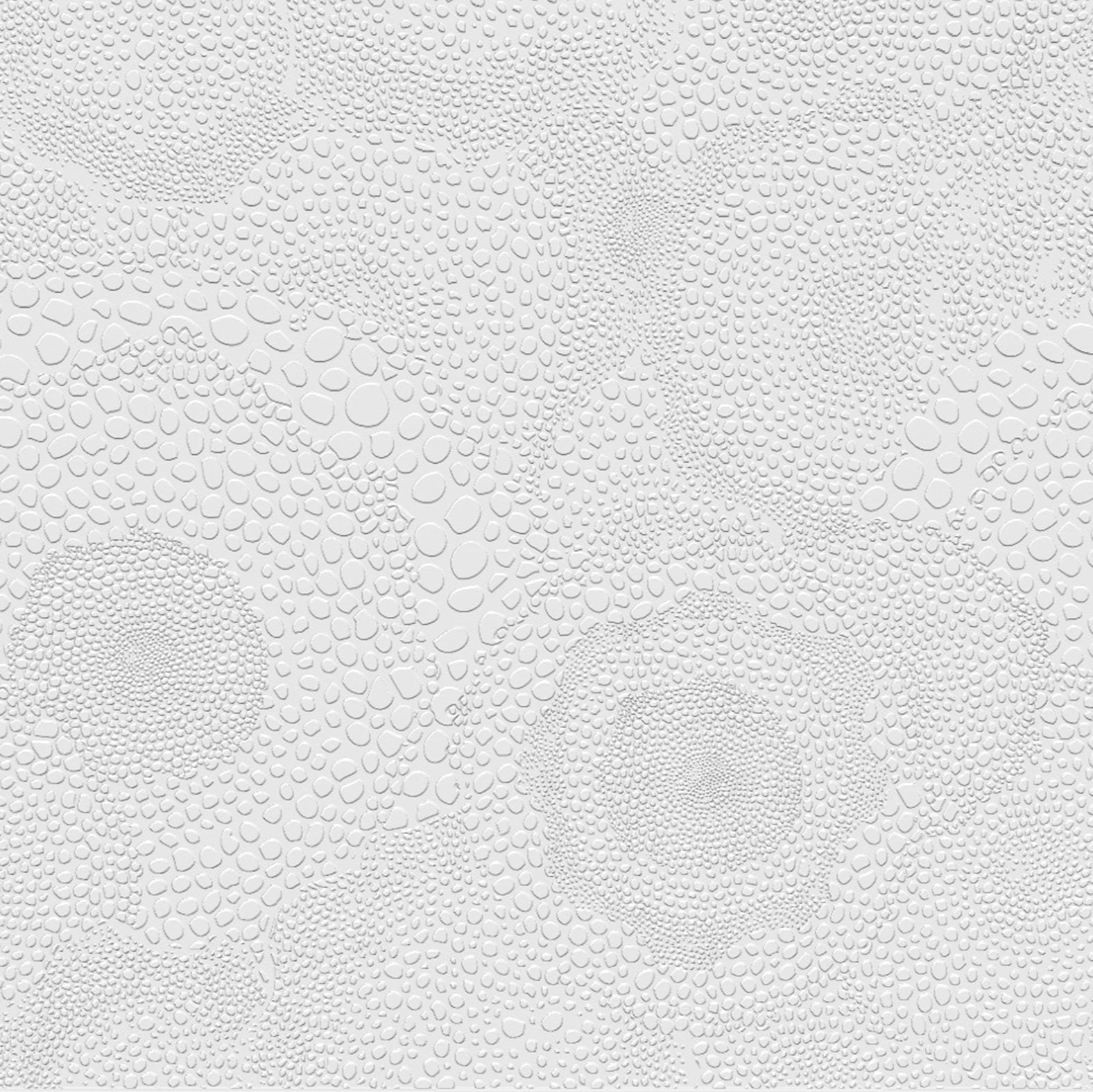 3D Dewdrop Ripple - Paintable Mural