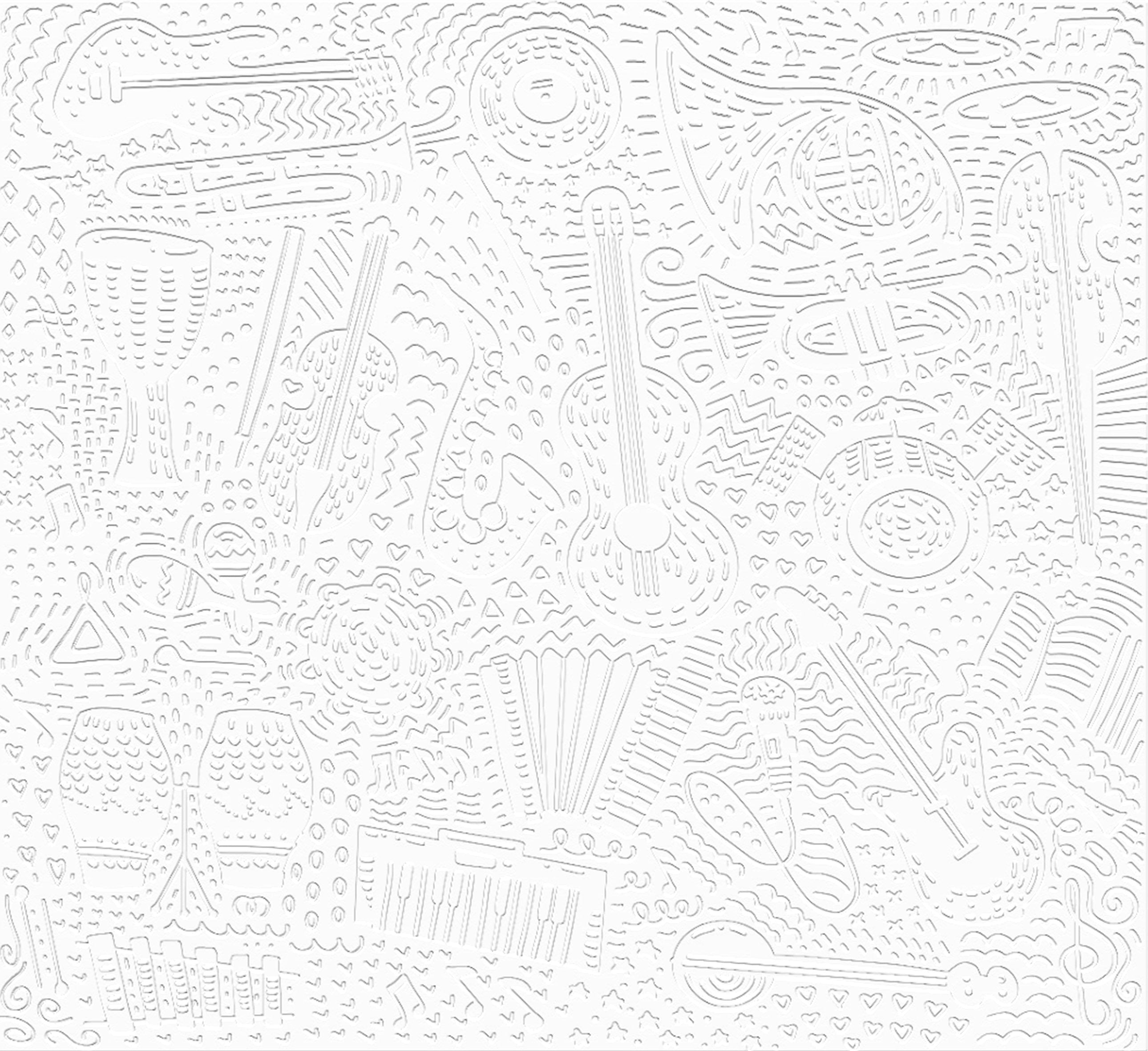 3D Rhythmic Symphony - Paintable