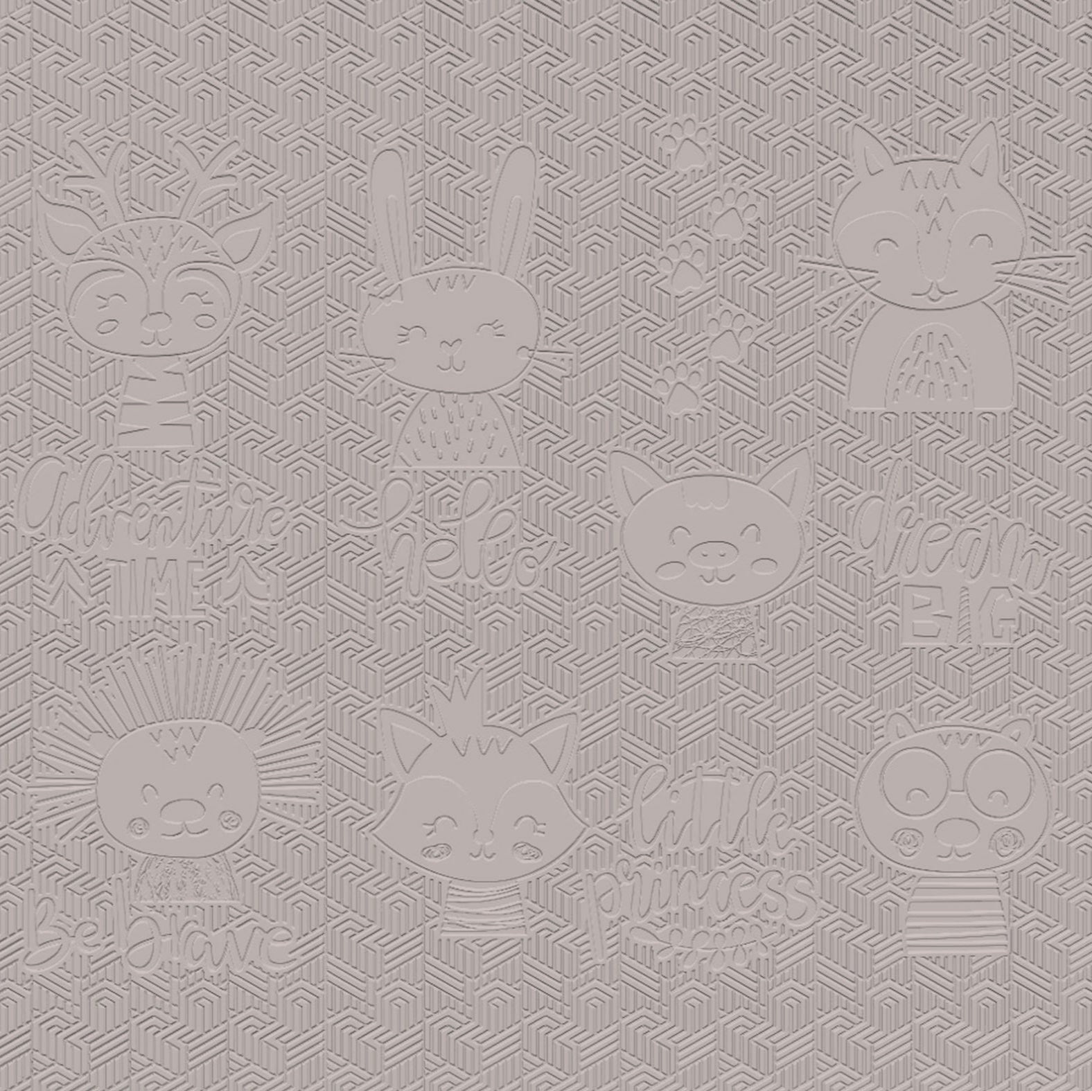 3D Animal Friends - Paintable
