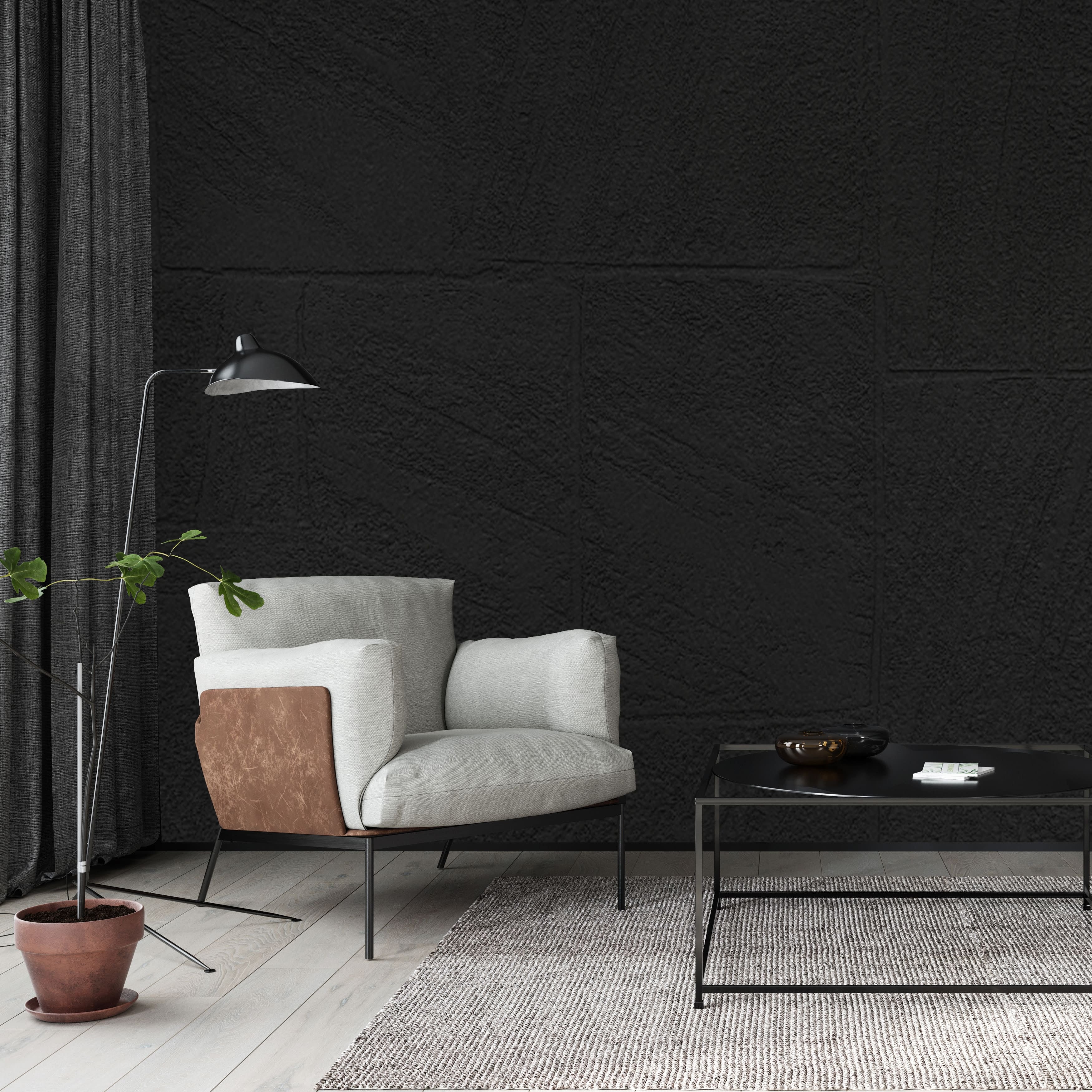 3D Industrial Elegance Panel - Paintable