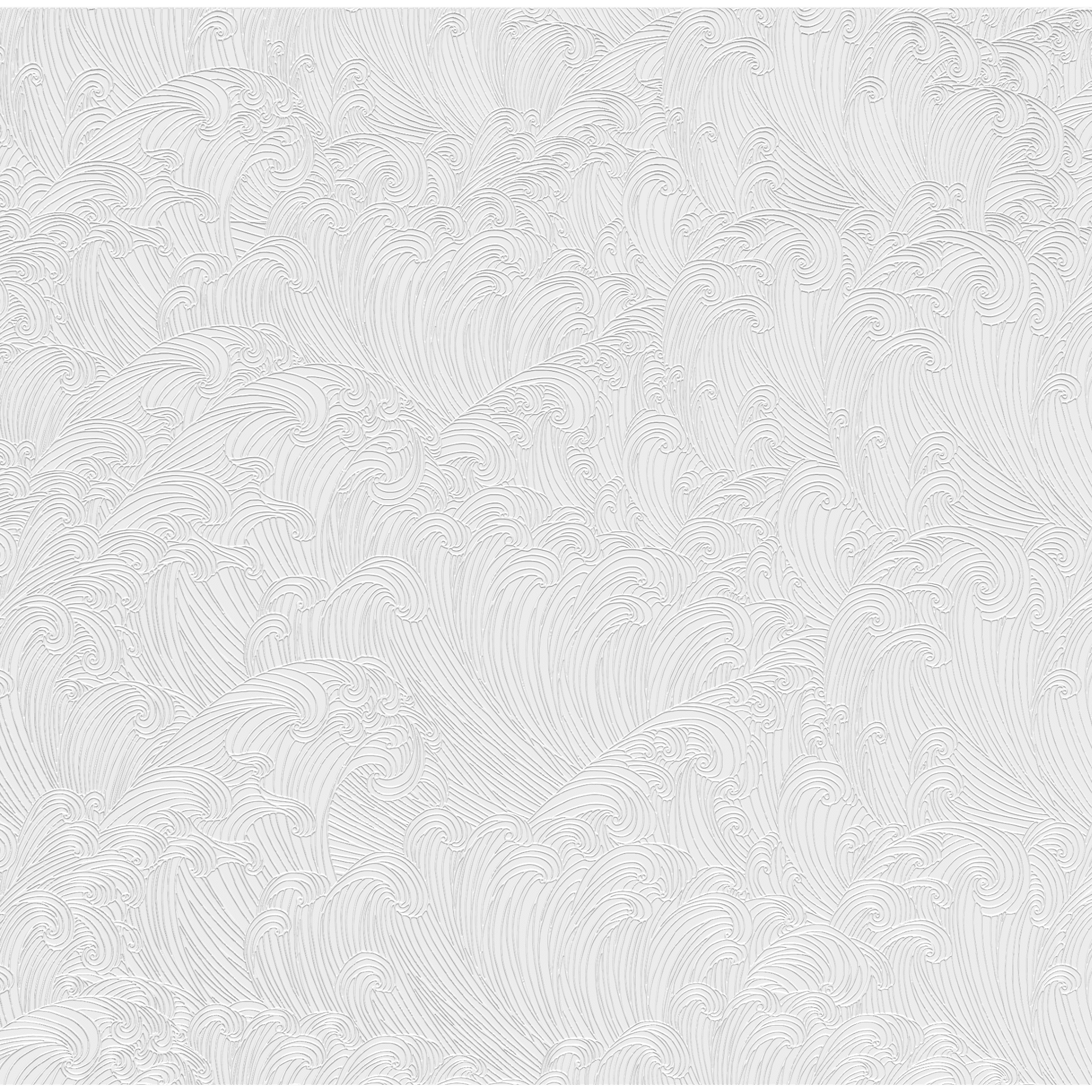 3D Abstract Waves - Paintable Mural