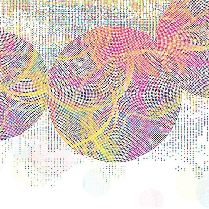 3D Dotted Digital Bloom - Printed