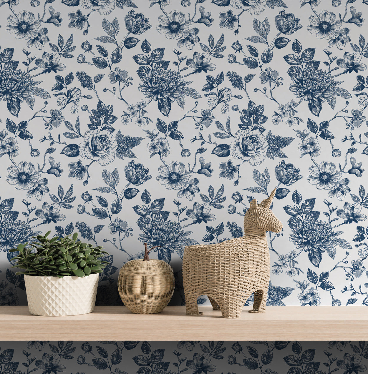 Victorian Indigo Bloom