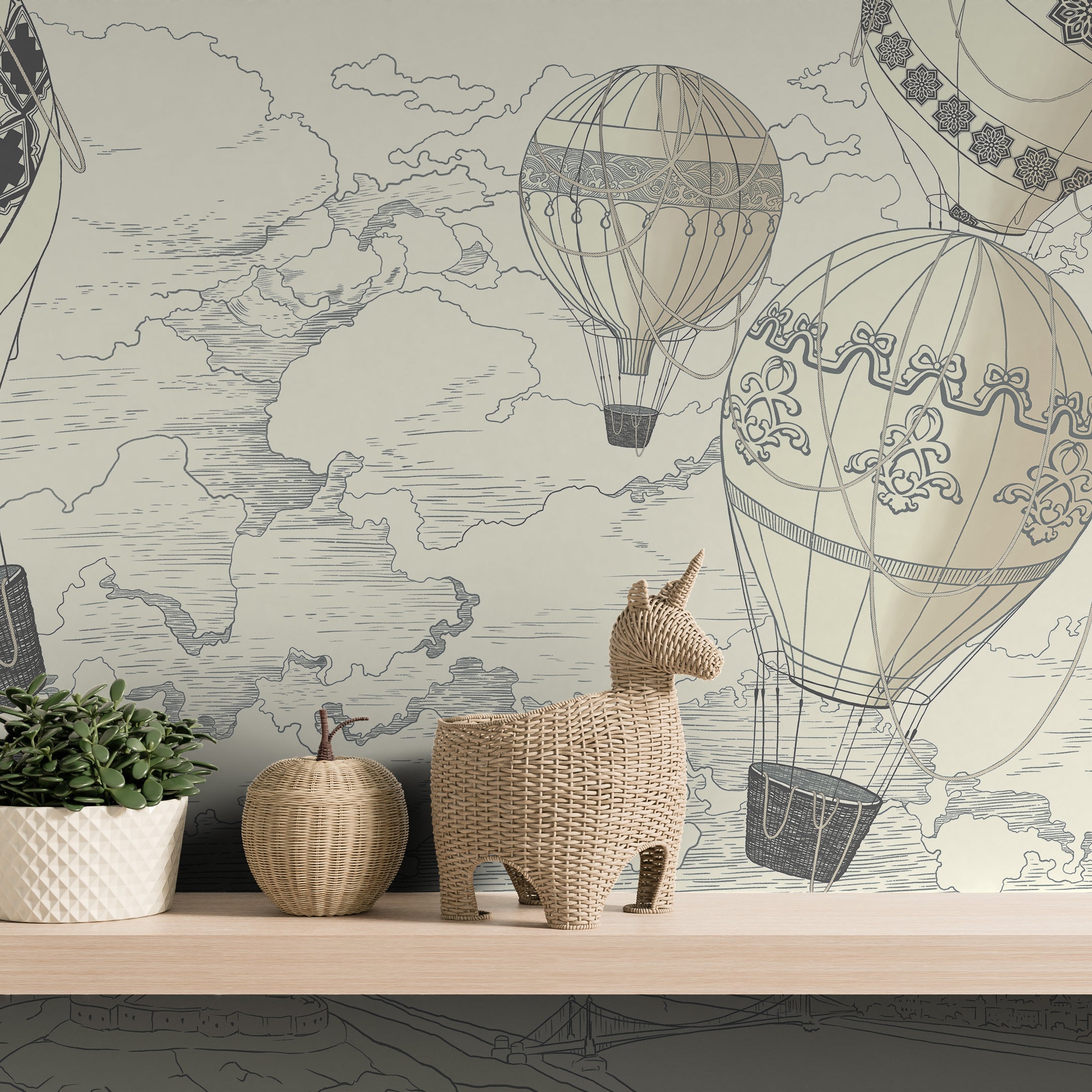 Vintage Balloon Journey