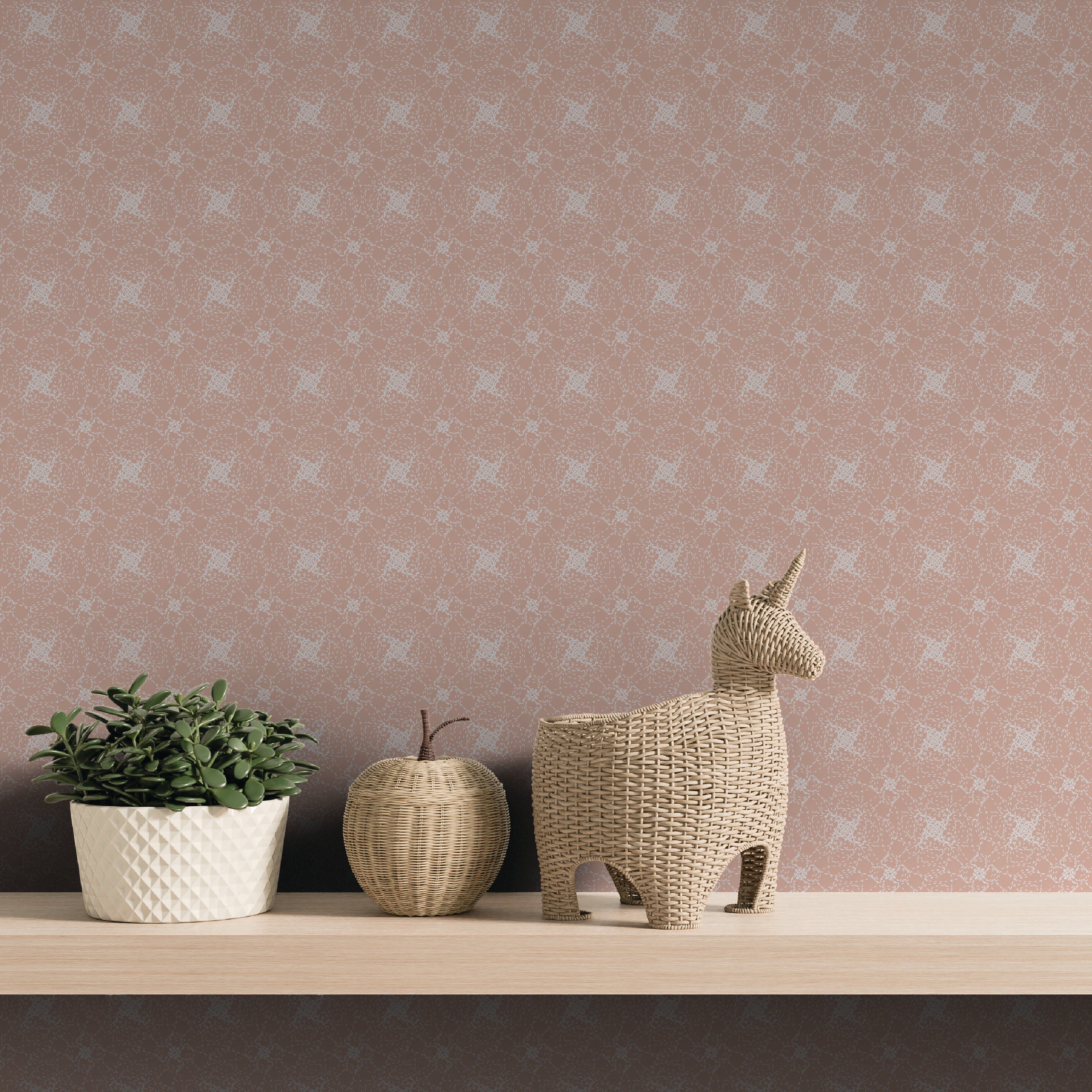 Quiet Harmony - Blush Cotton Weave