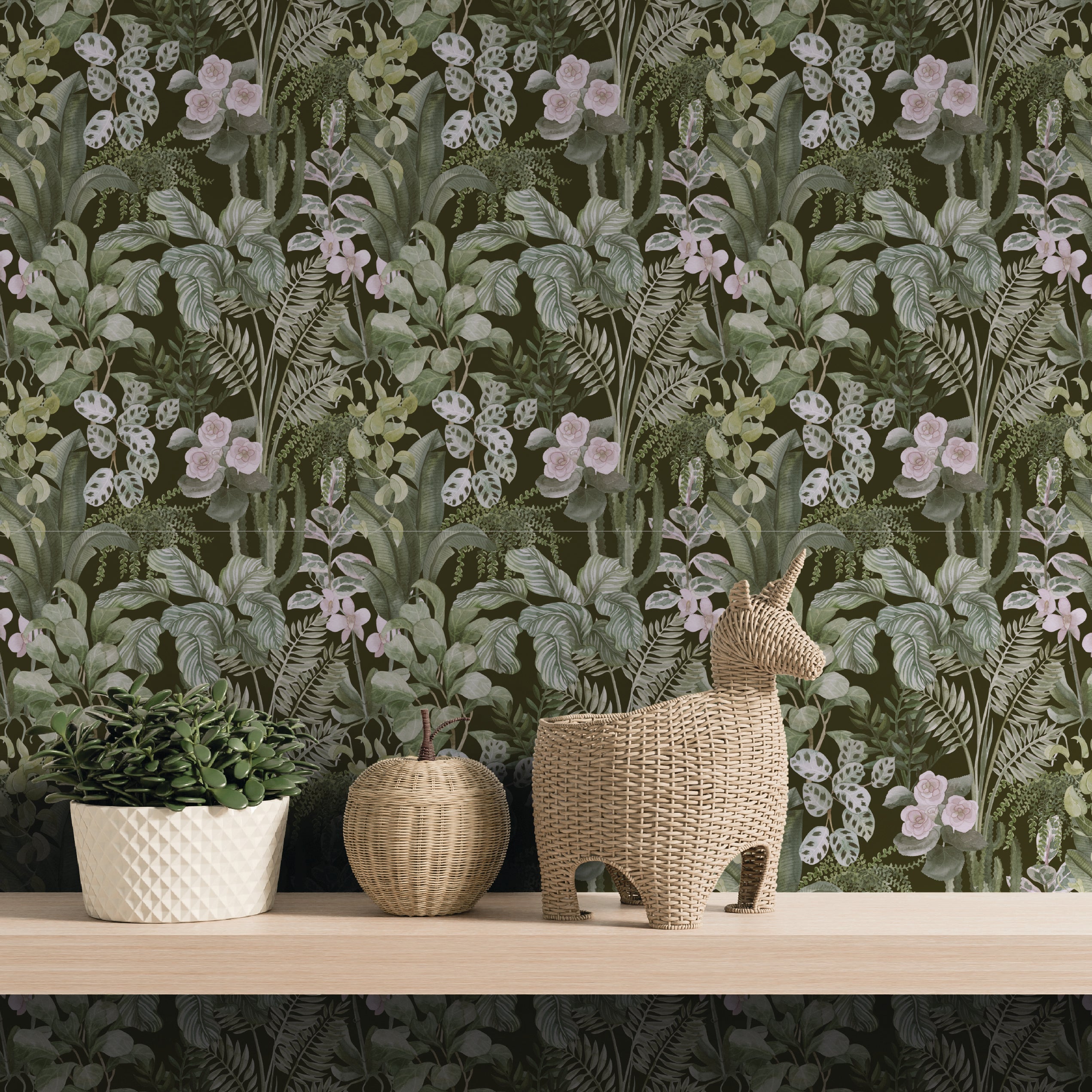 Twilight Botanical Tapestry