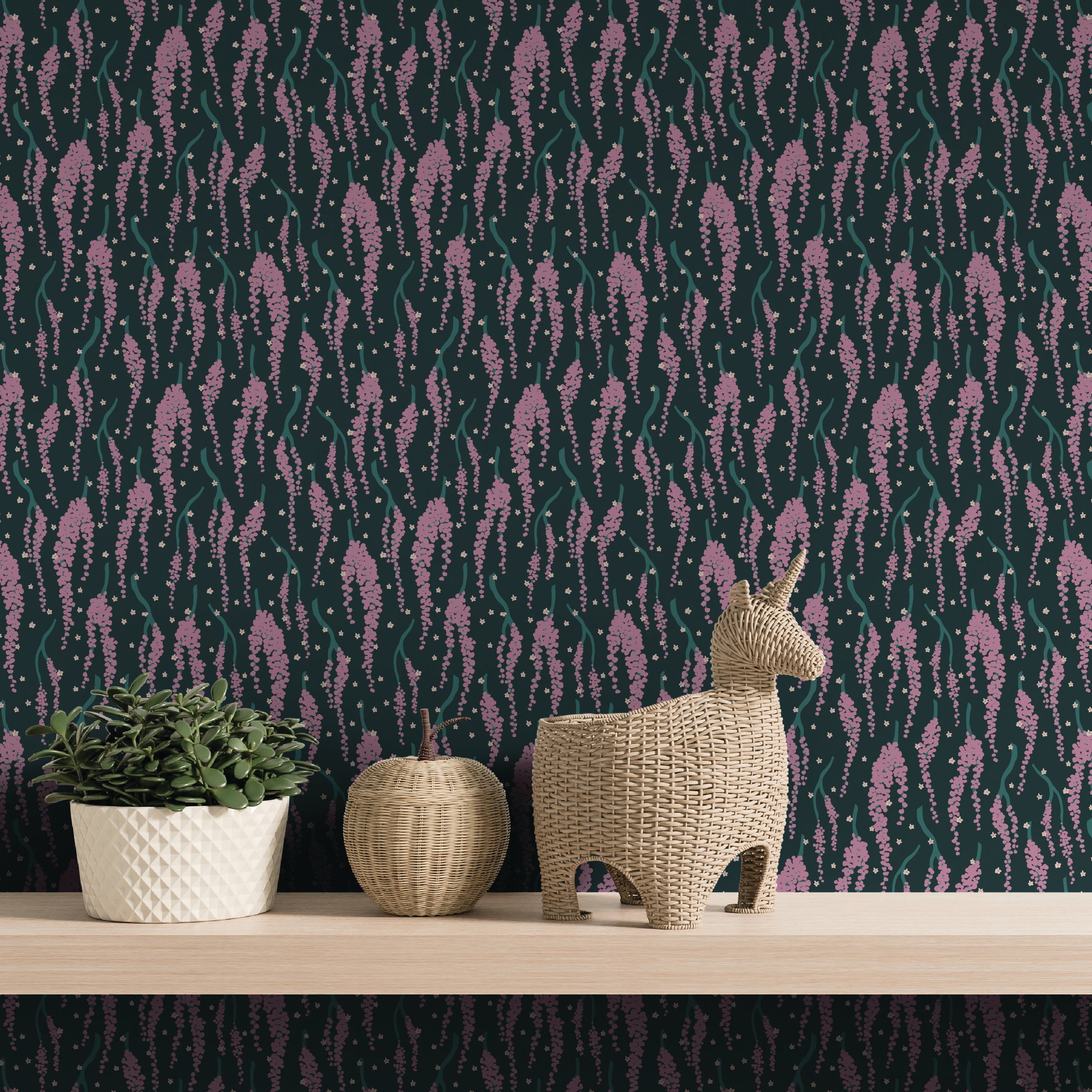 Petit Prints - Optical Pink Waves