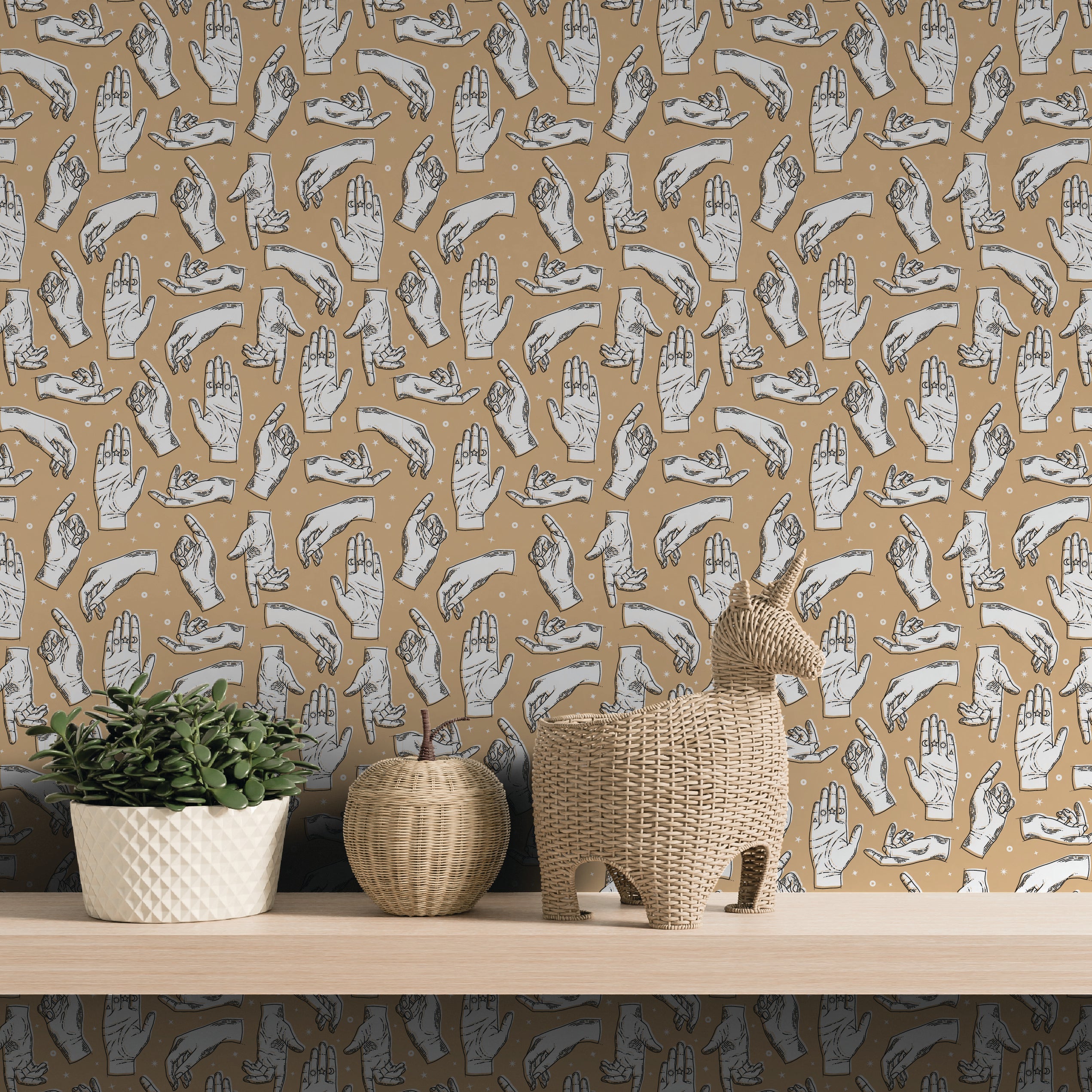 Groovy Days - Sacred Palms Wallpaper