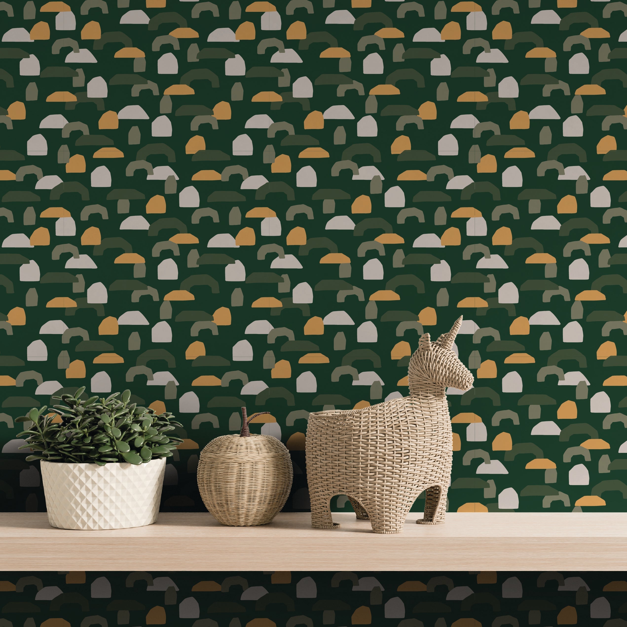 Tutti Frutti- Olive Abstract Scatter