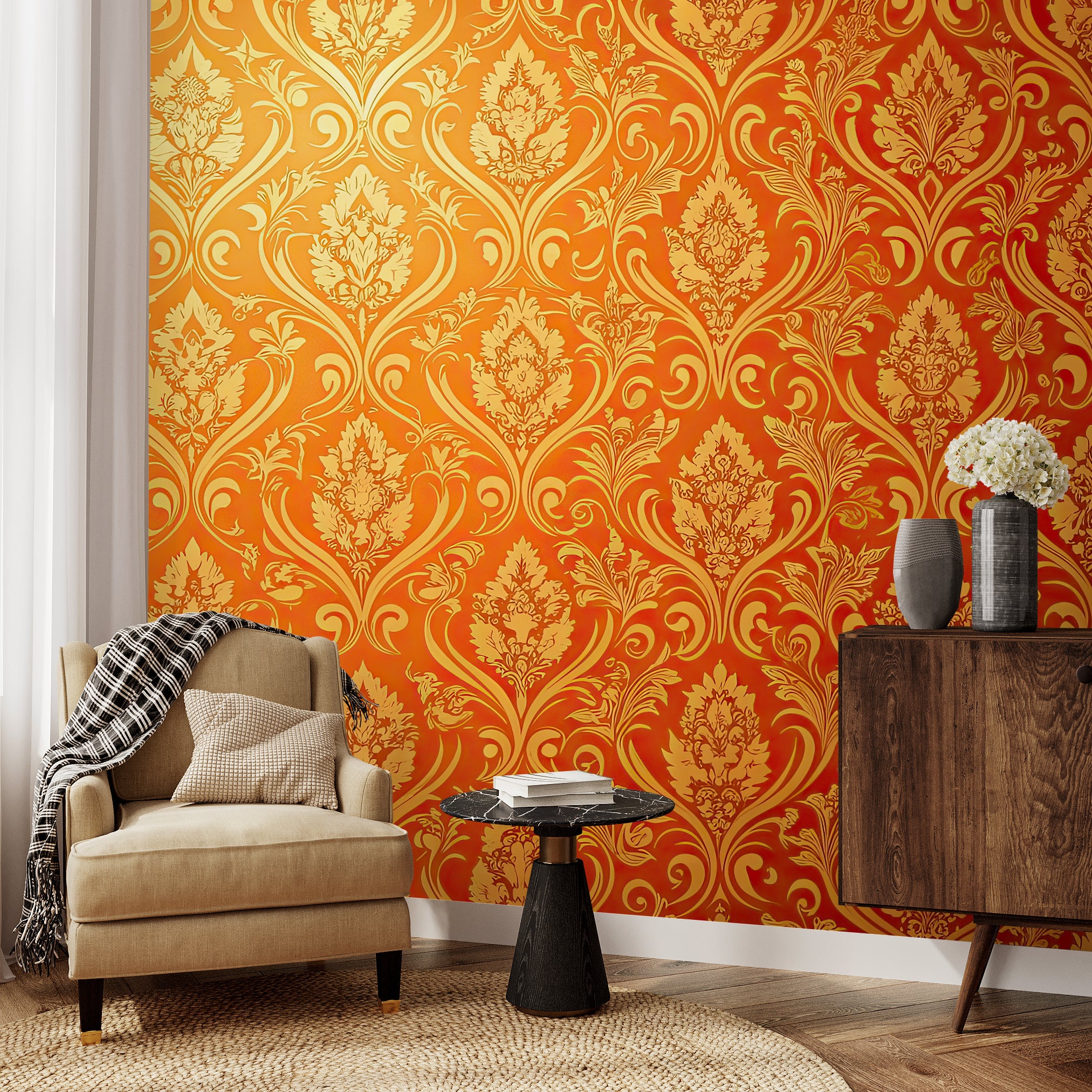 Golden Damask