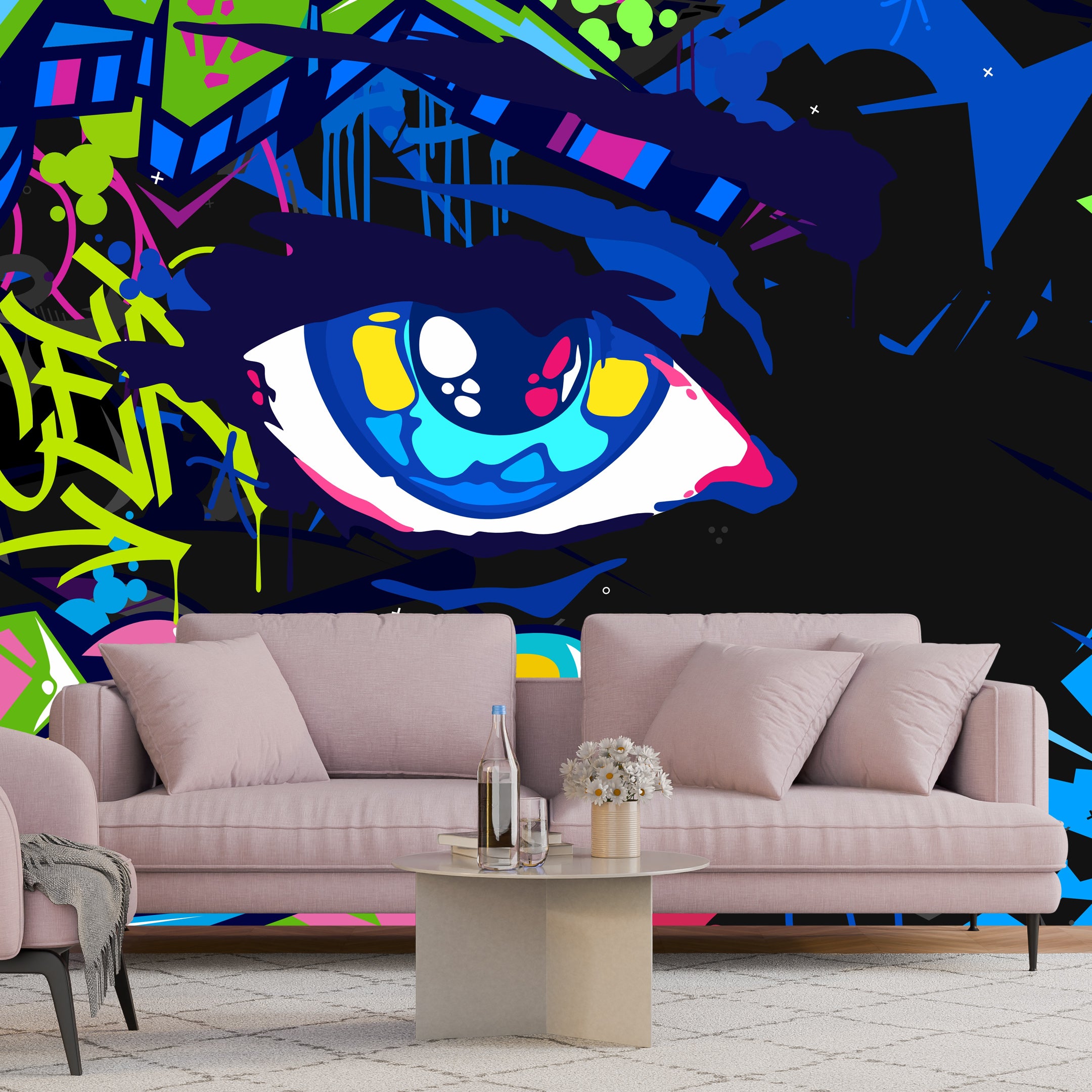 Electric Eyes Graffiti