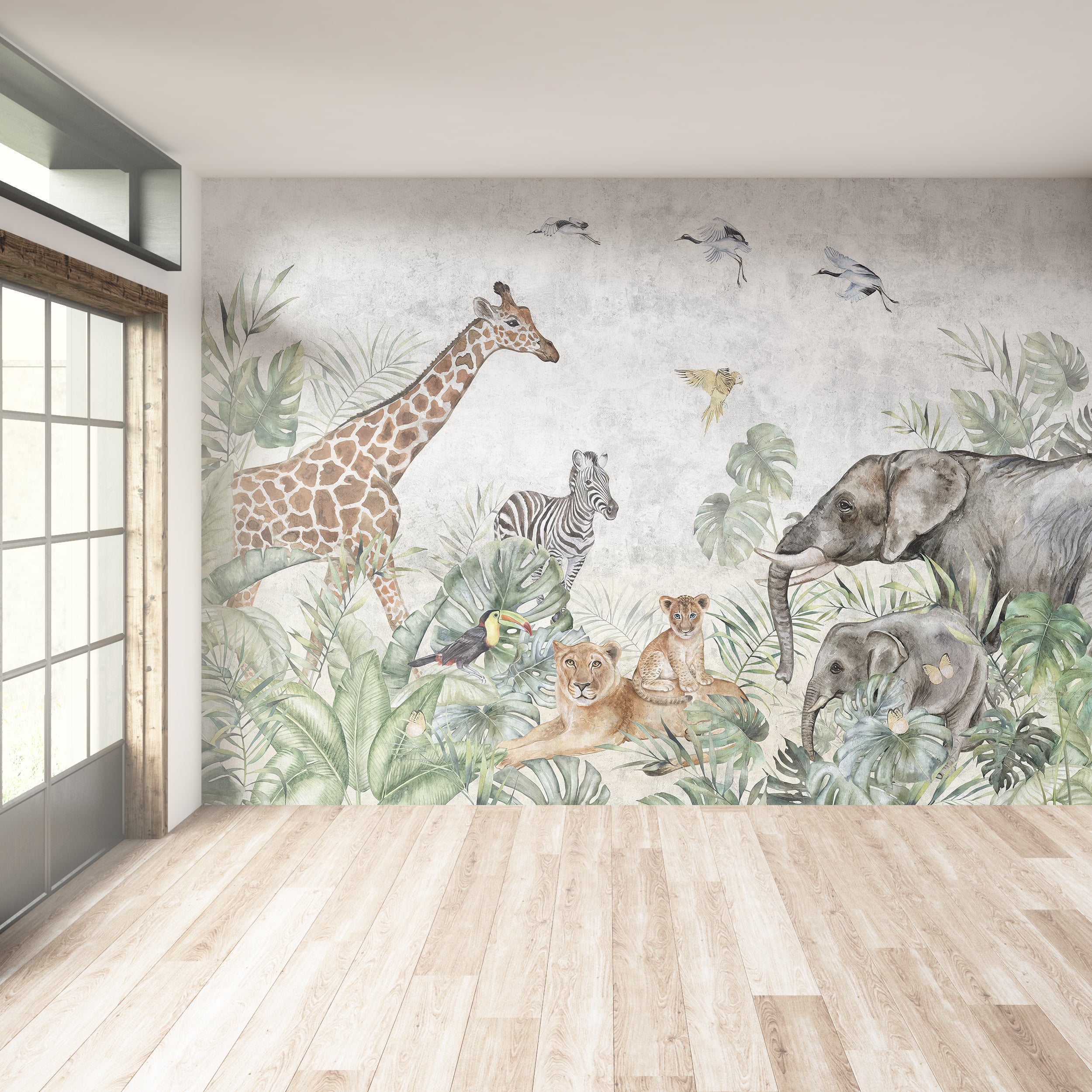 Jungle Brushstrokes Encounter
