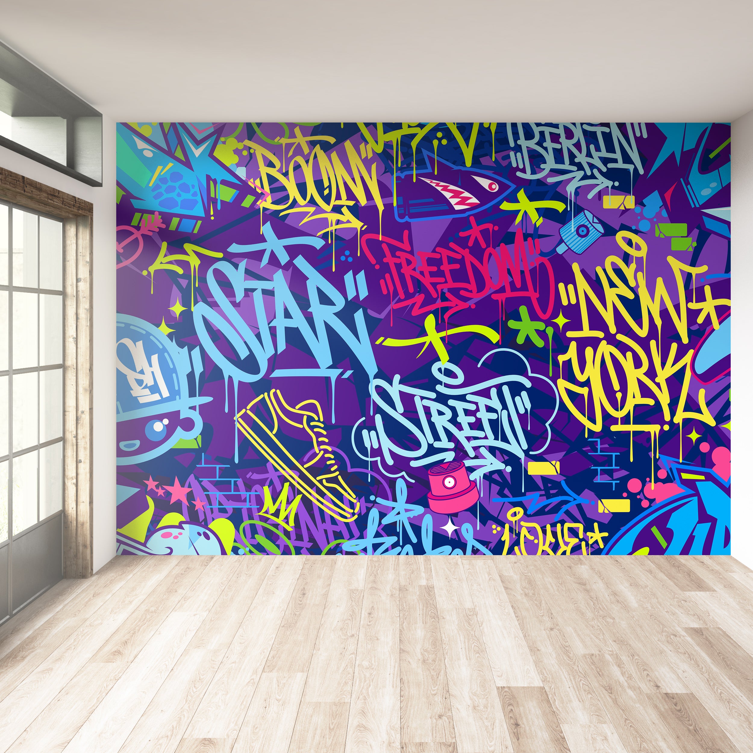 Tag & Spark - Neon City Graffiti