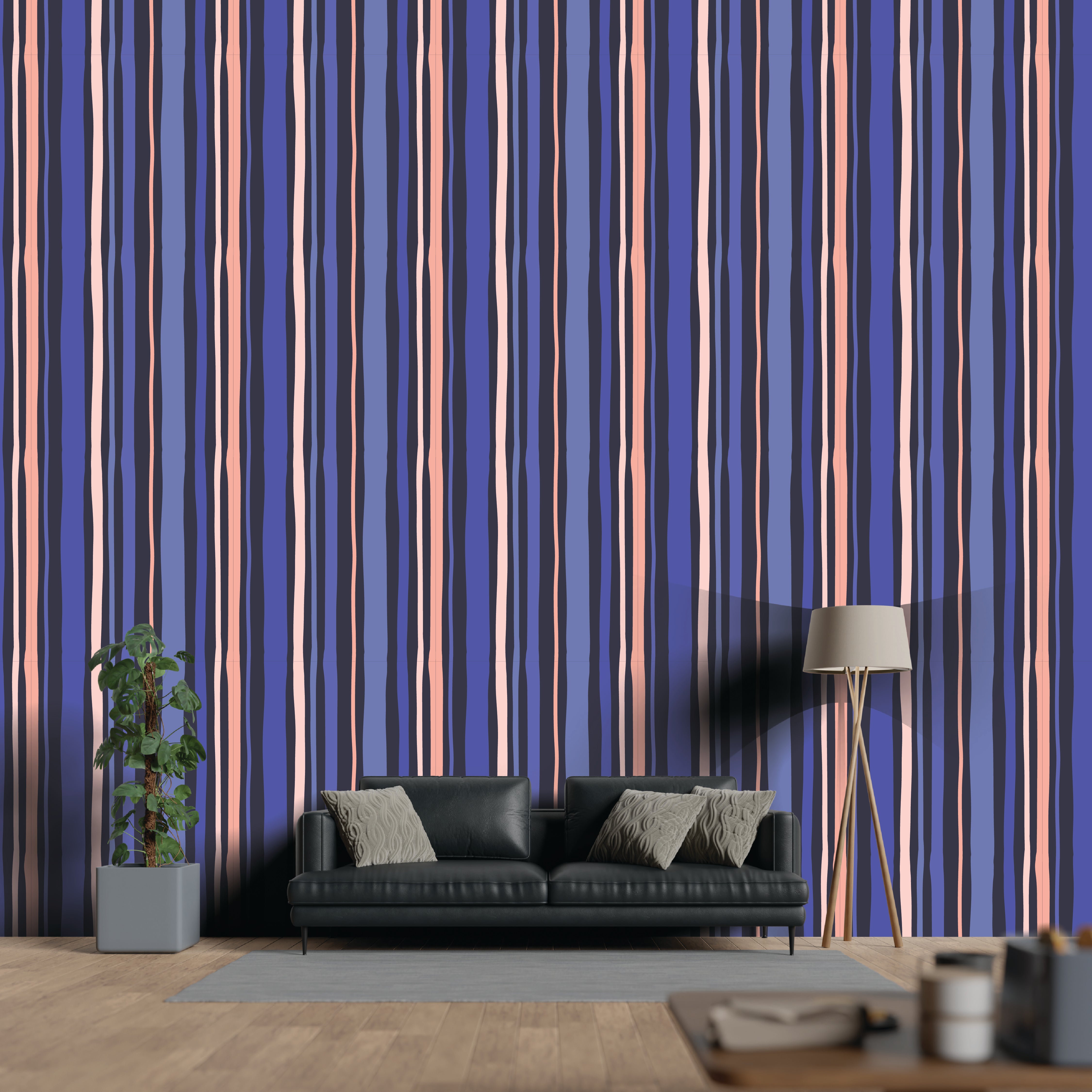 Petal Play - Blush Stripes