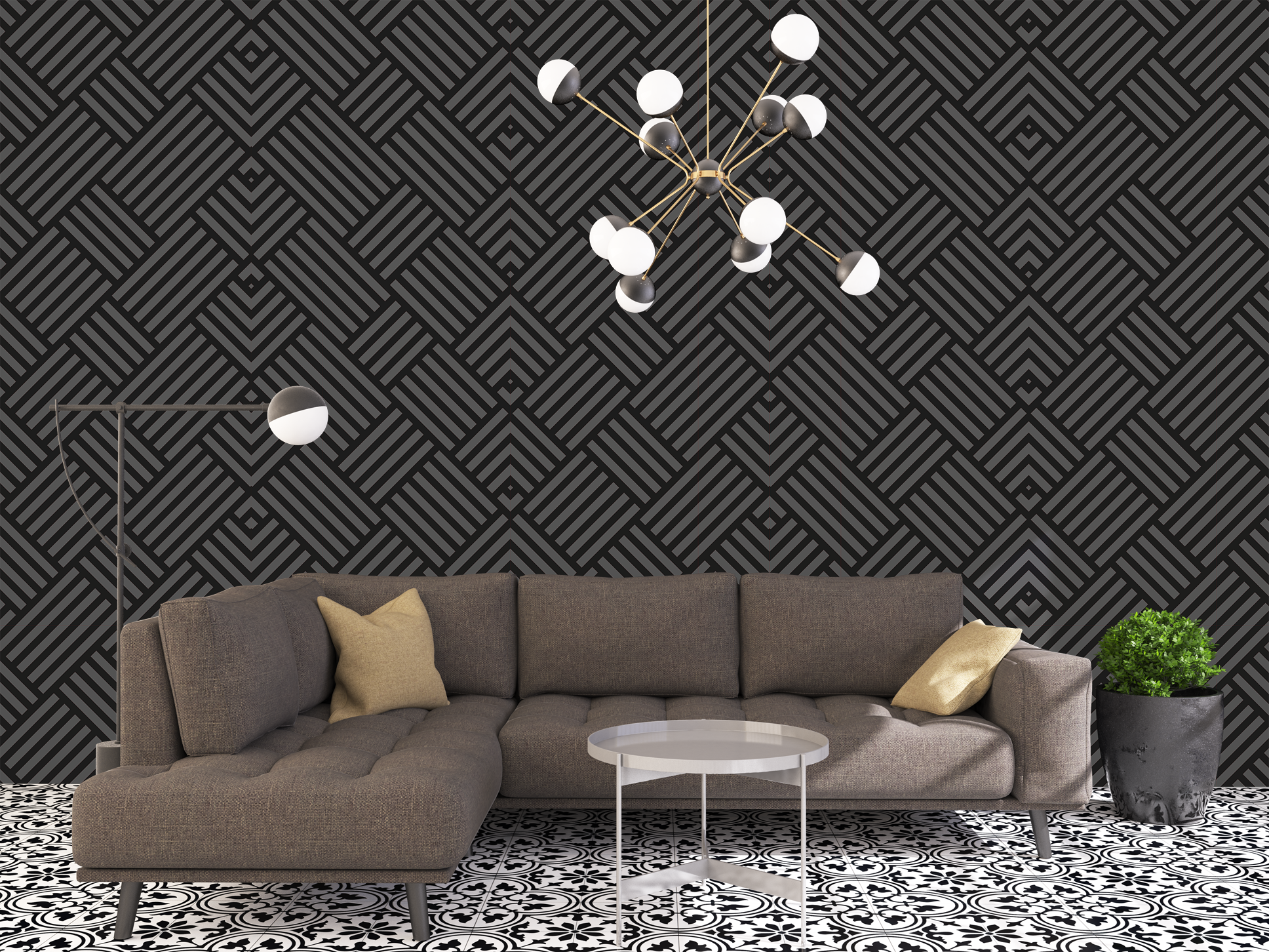 Graphite Grid - Diamond Grid