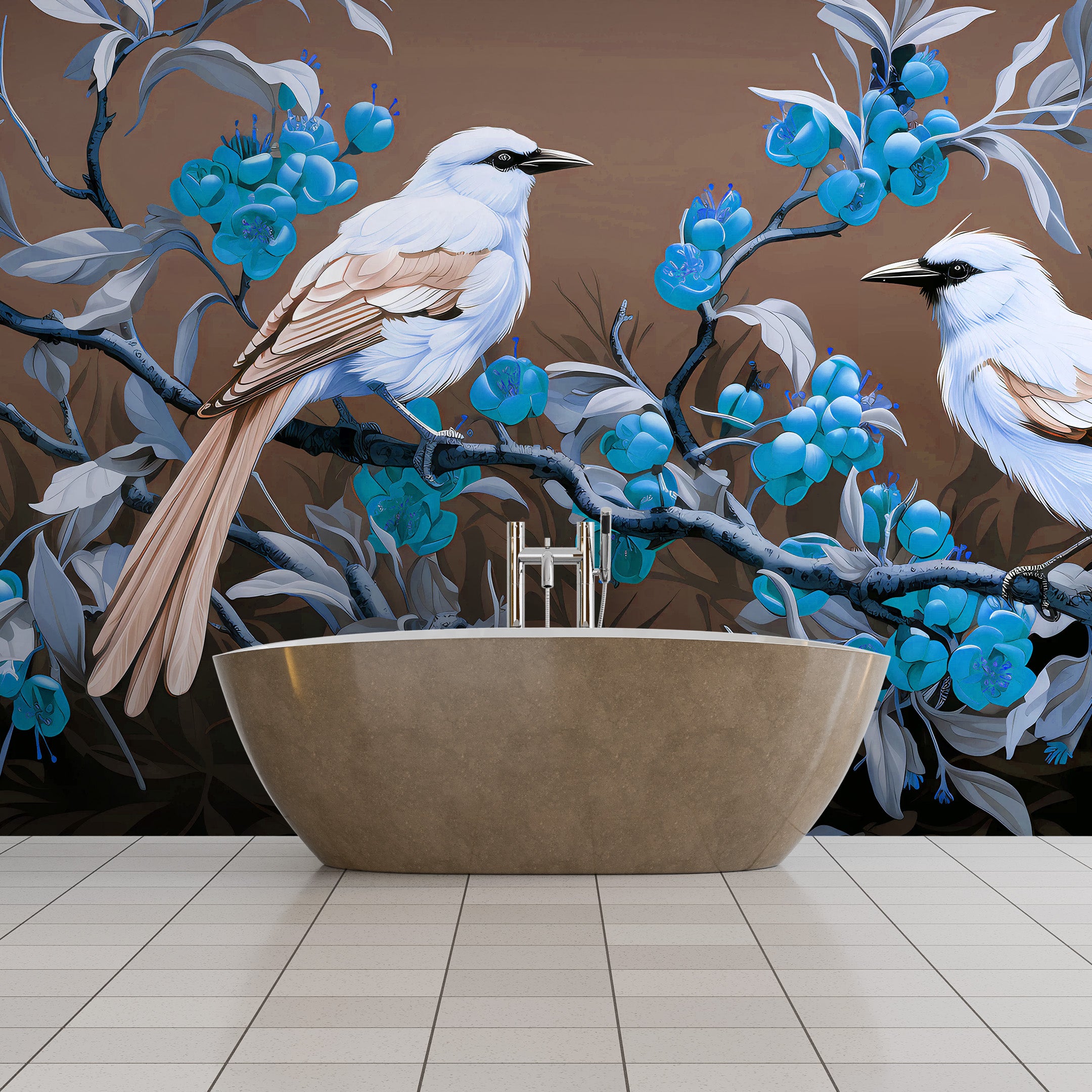 Azure Harmony Mural
