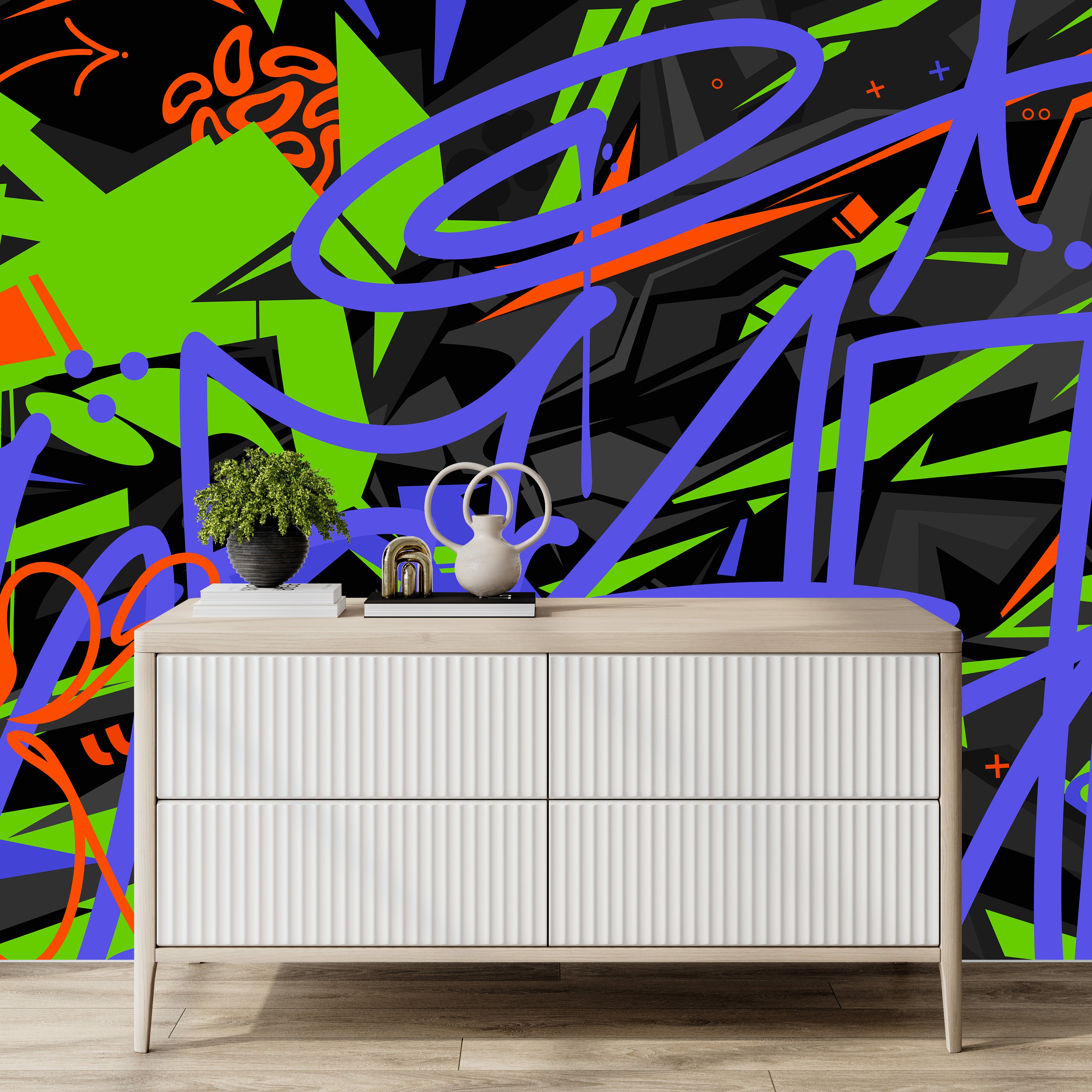 Tag & Spark - Street Scribble Mural