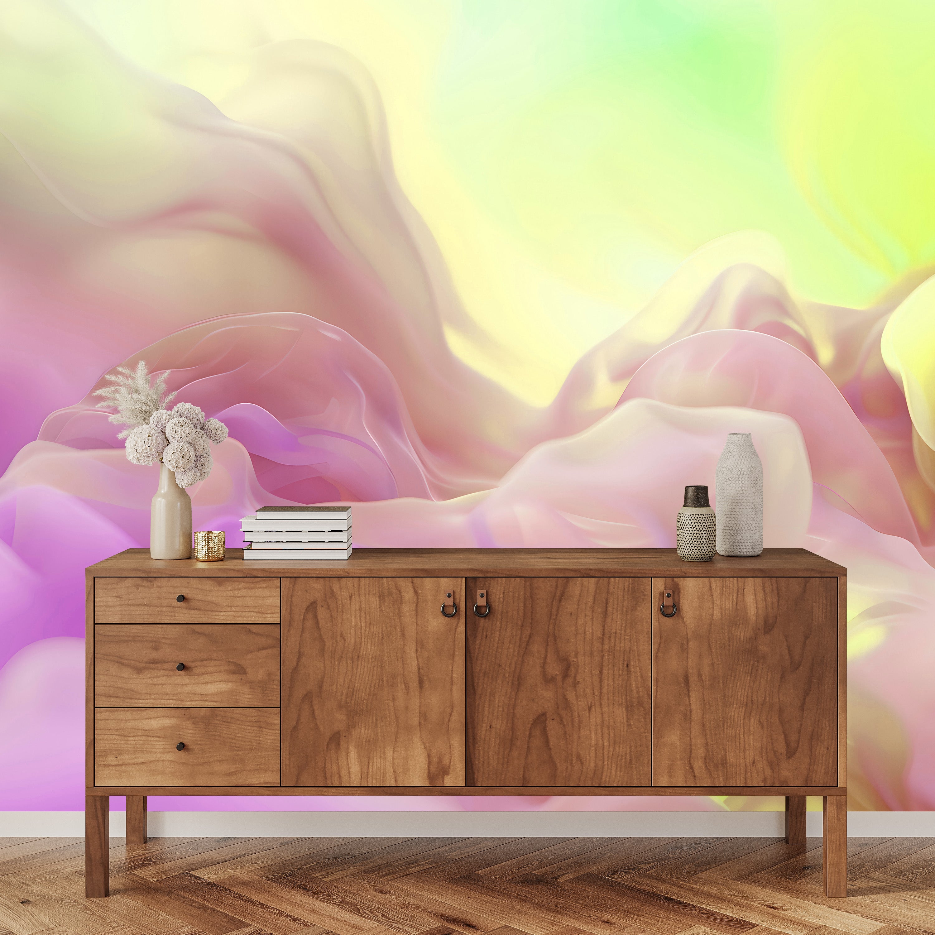 Chromatic Clouds Mural