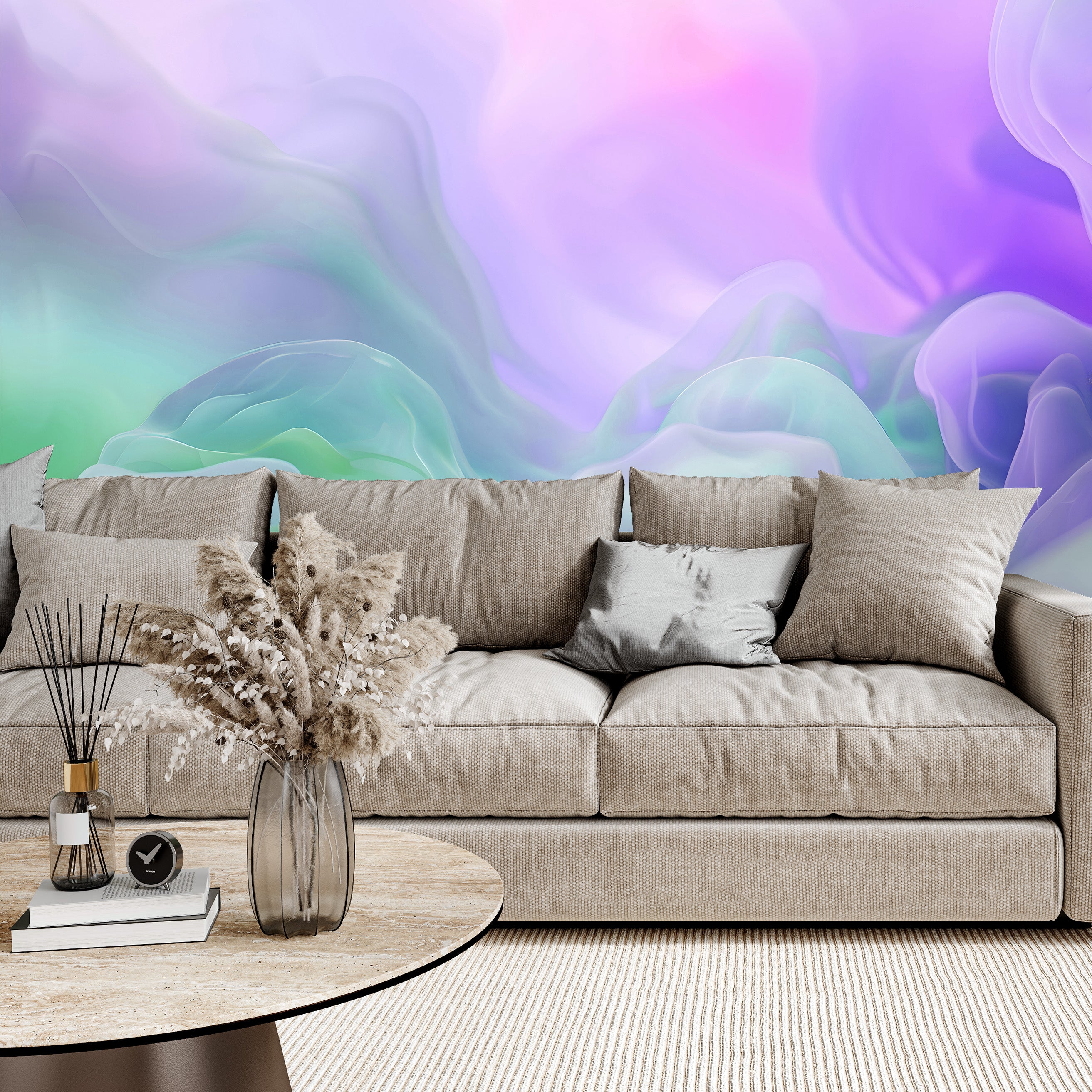 Chromatic Clouds Mural