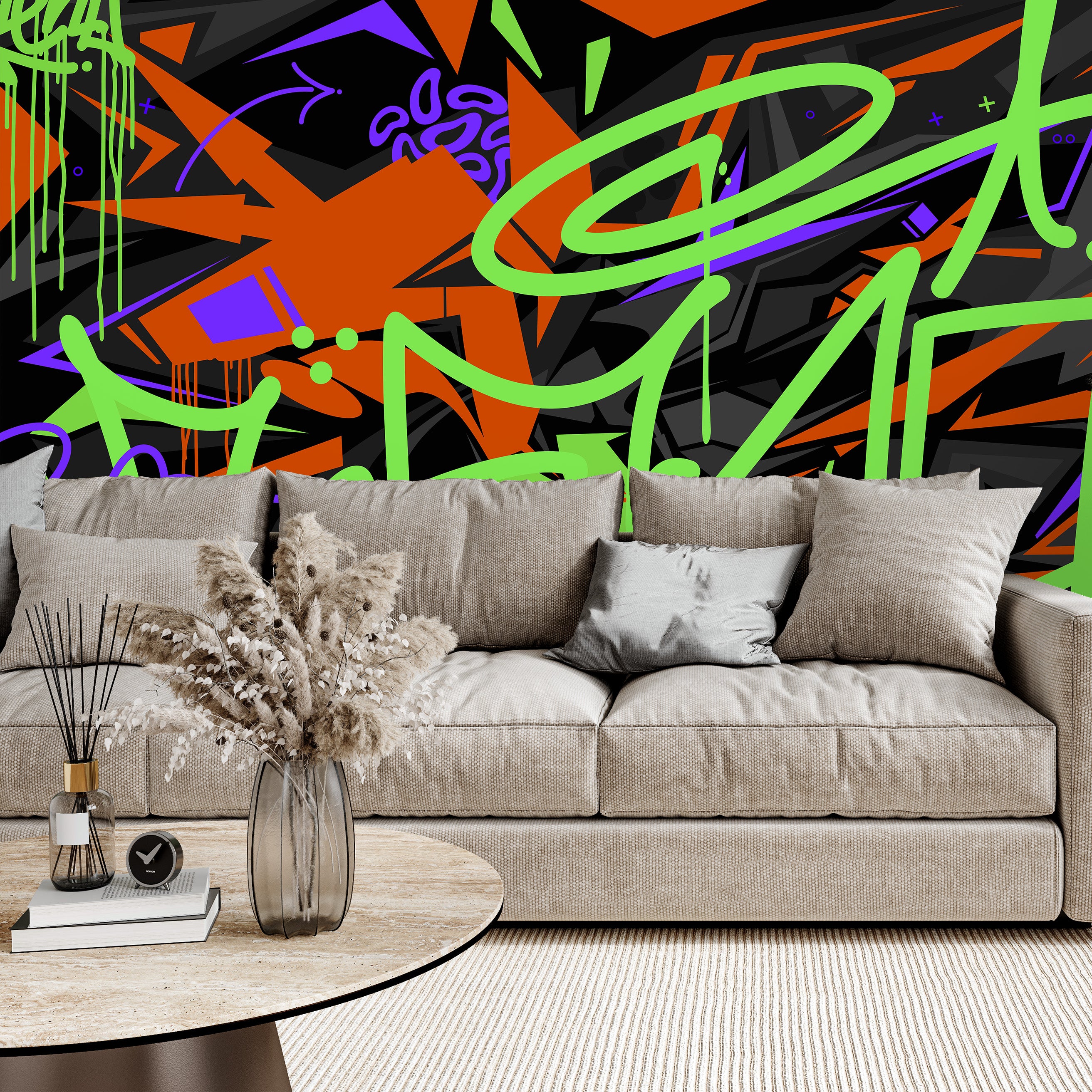 Tag & Spark - Street Scribble Mural