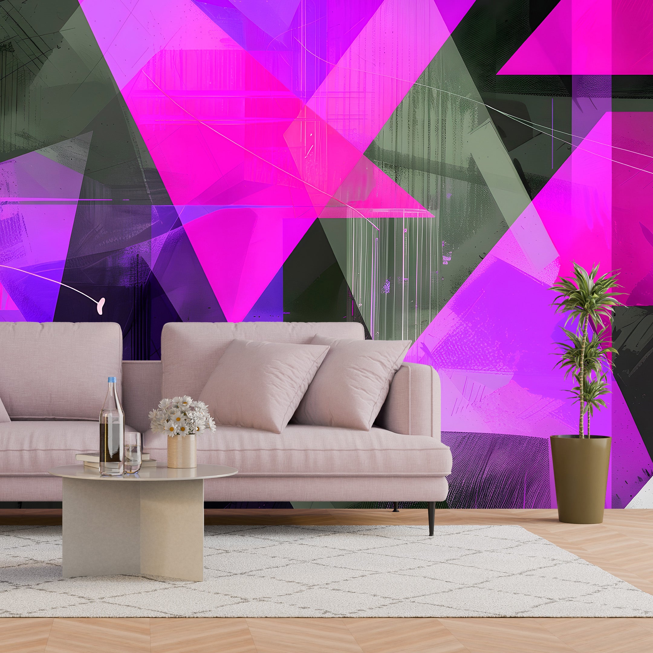 Fractured Forms Mural