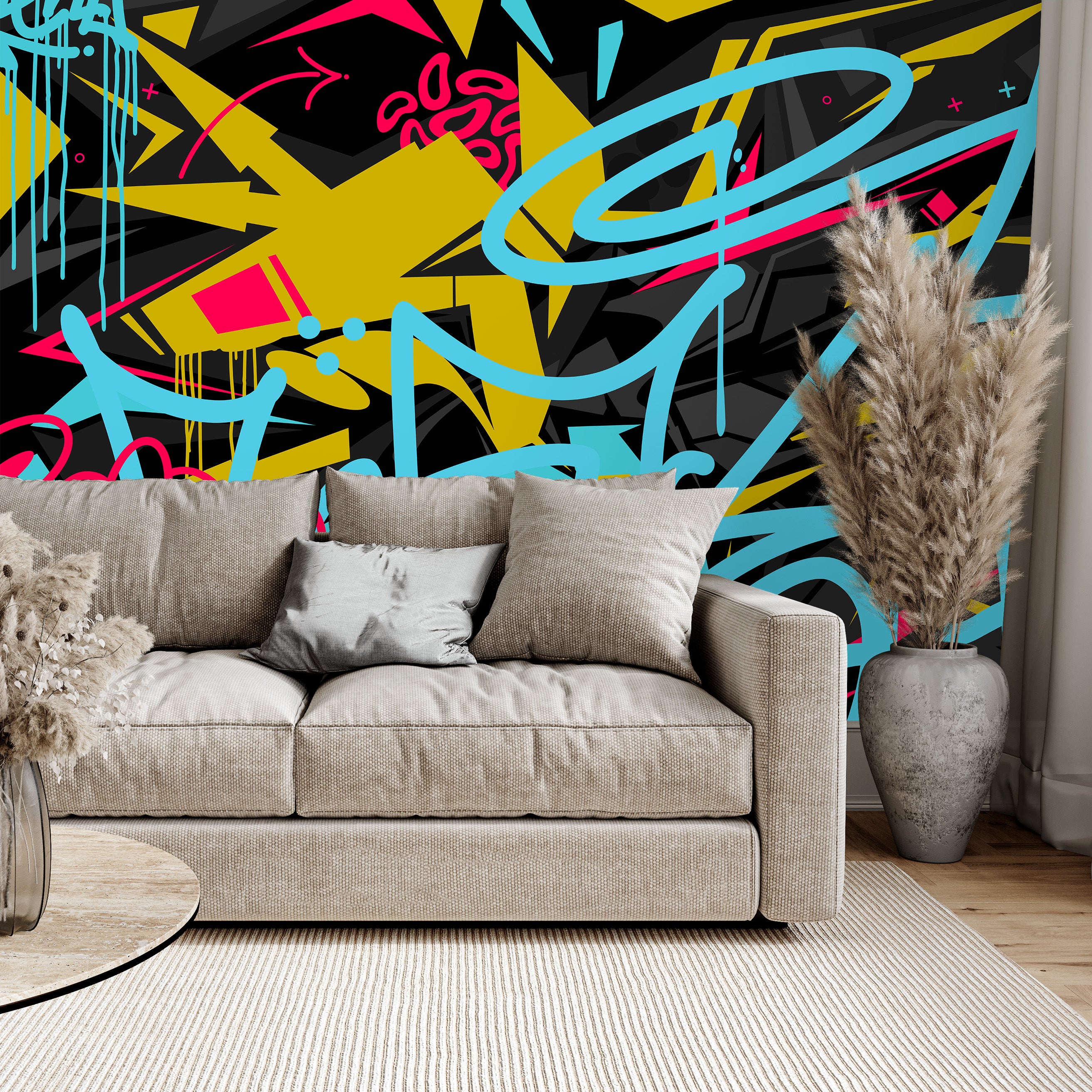 Tag & Spark - Street Scribble Mural