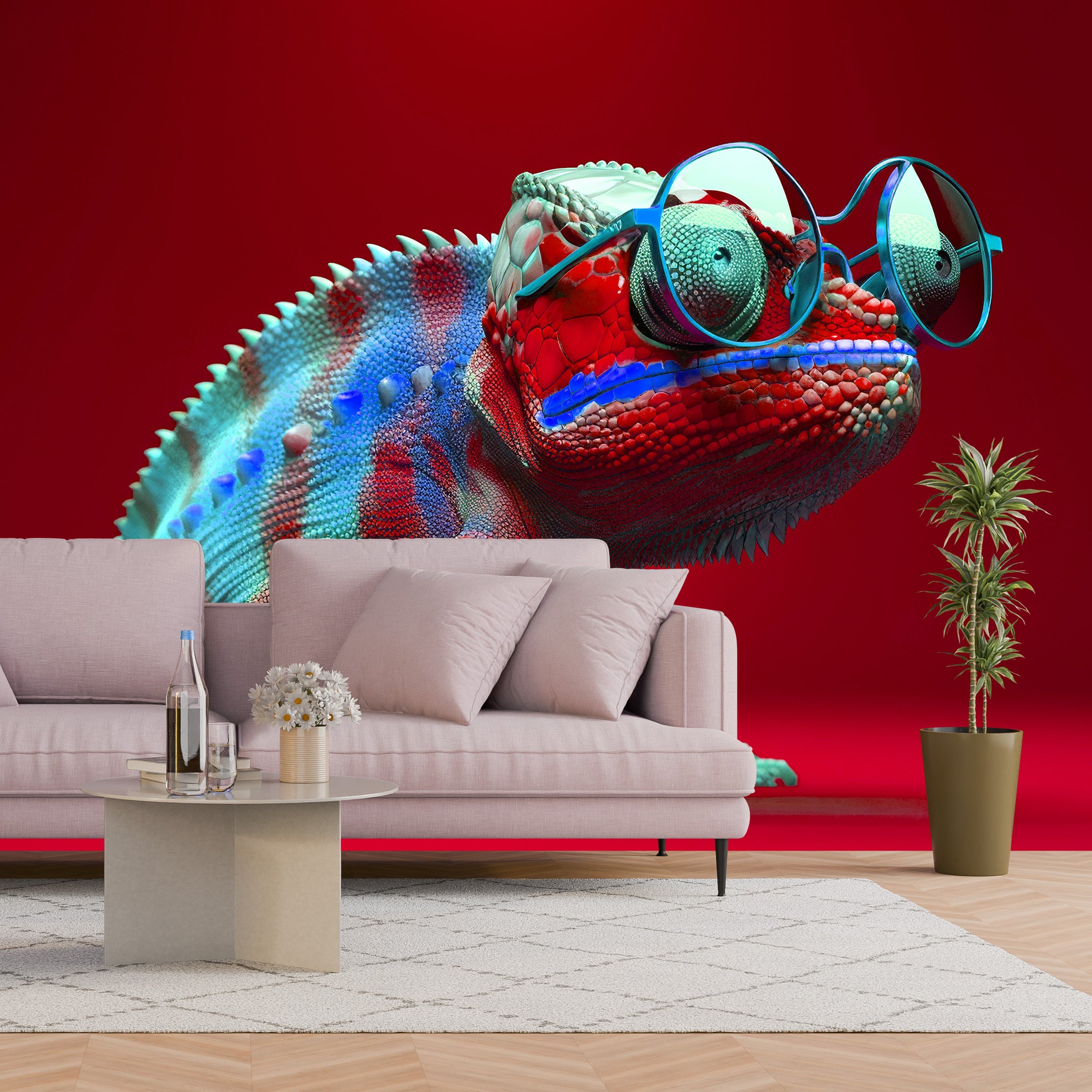 Chameleon Cool Mural
