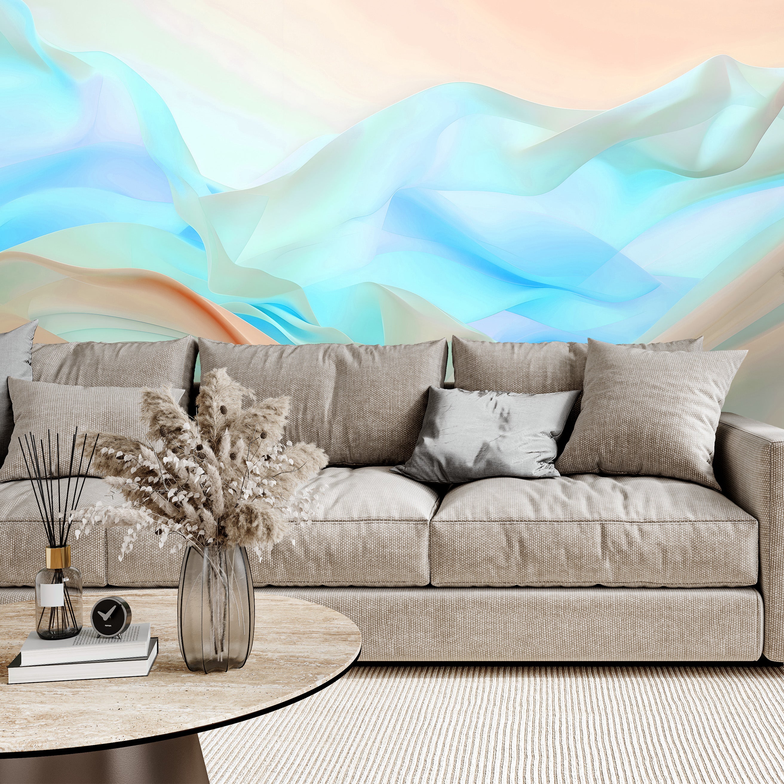 Clouded Serenity Mural