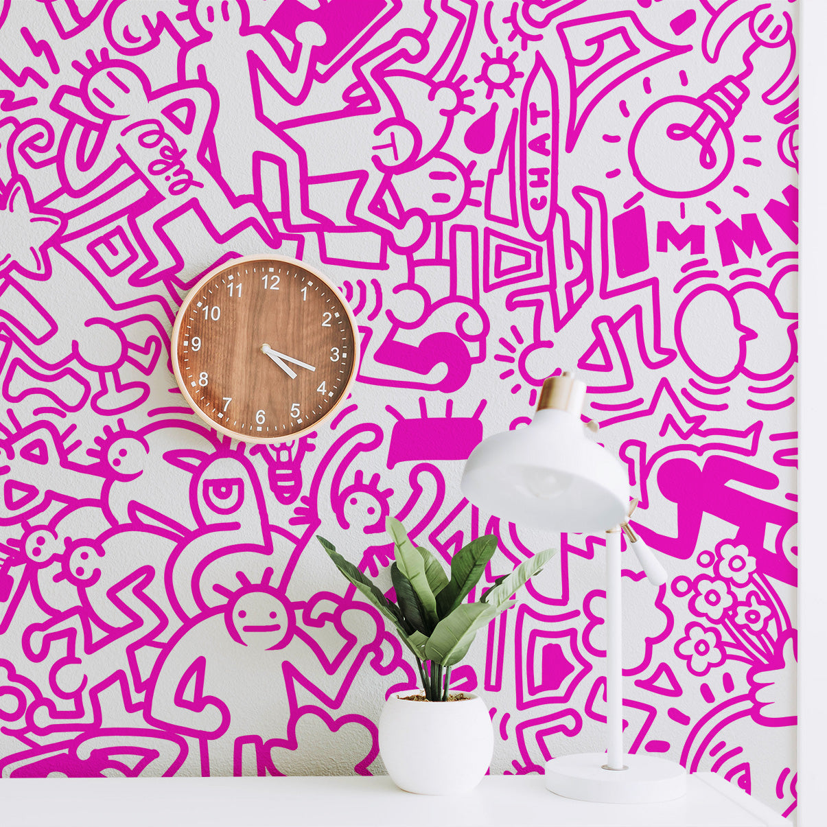 Ink Sketch Playground Mural