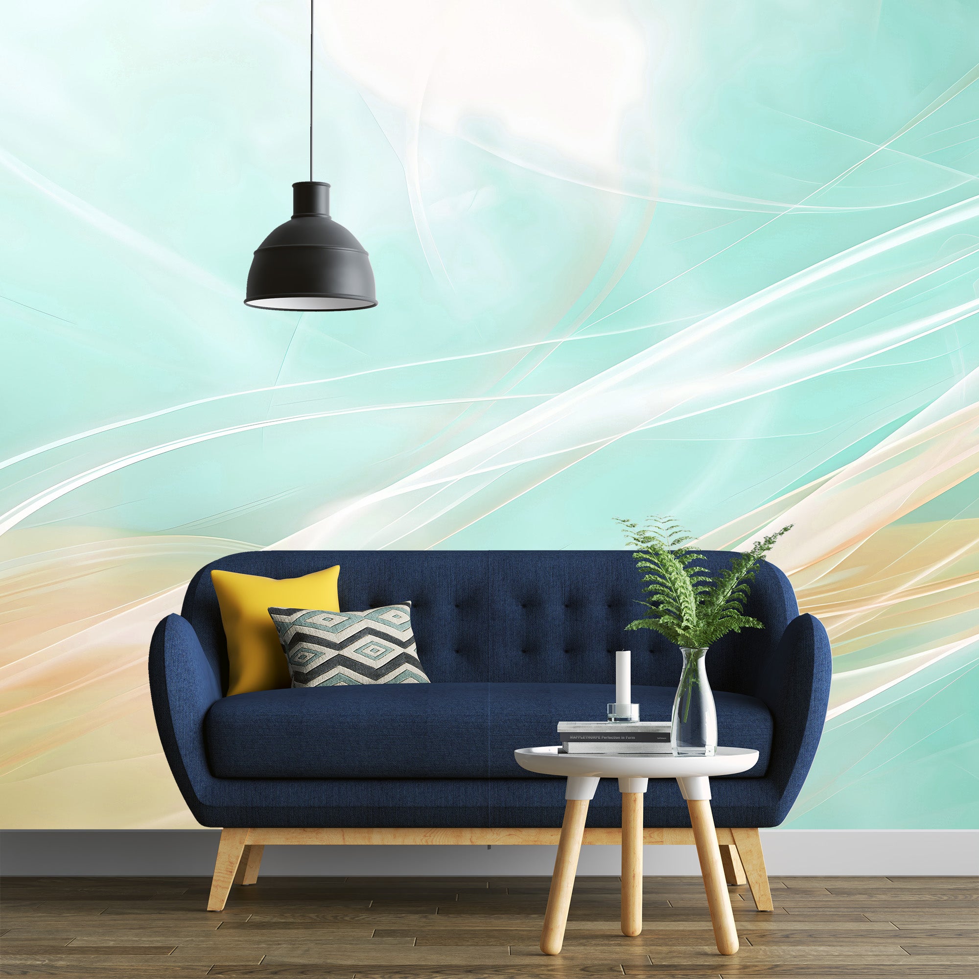 Spectral Swirls Mural