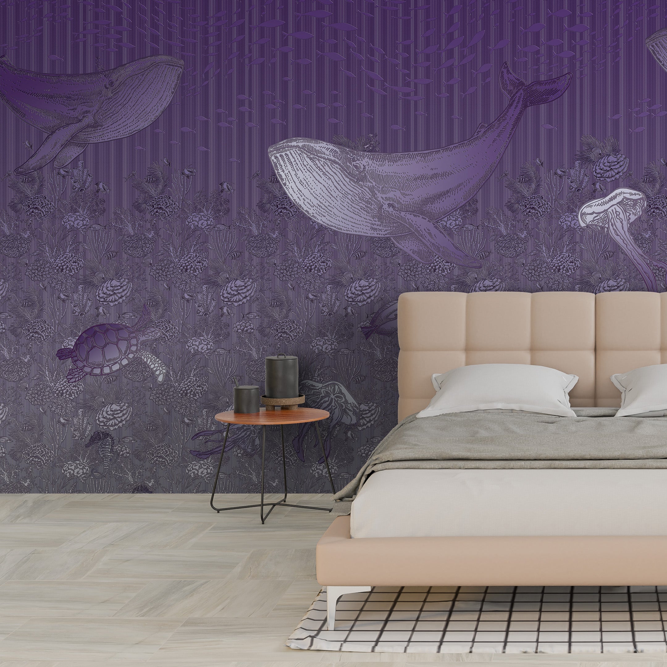 3D Whale Watch - Printed Mural