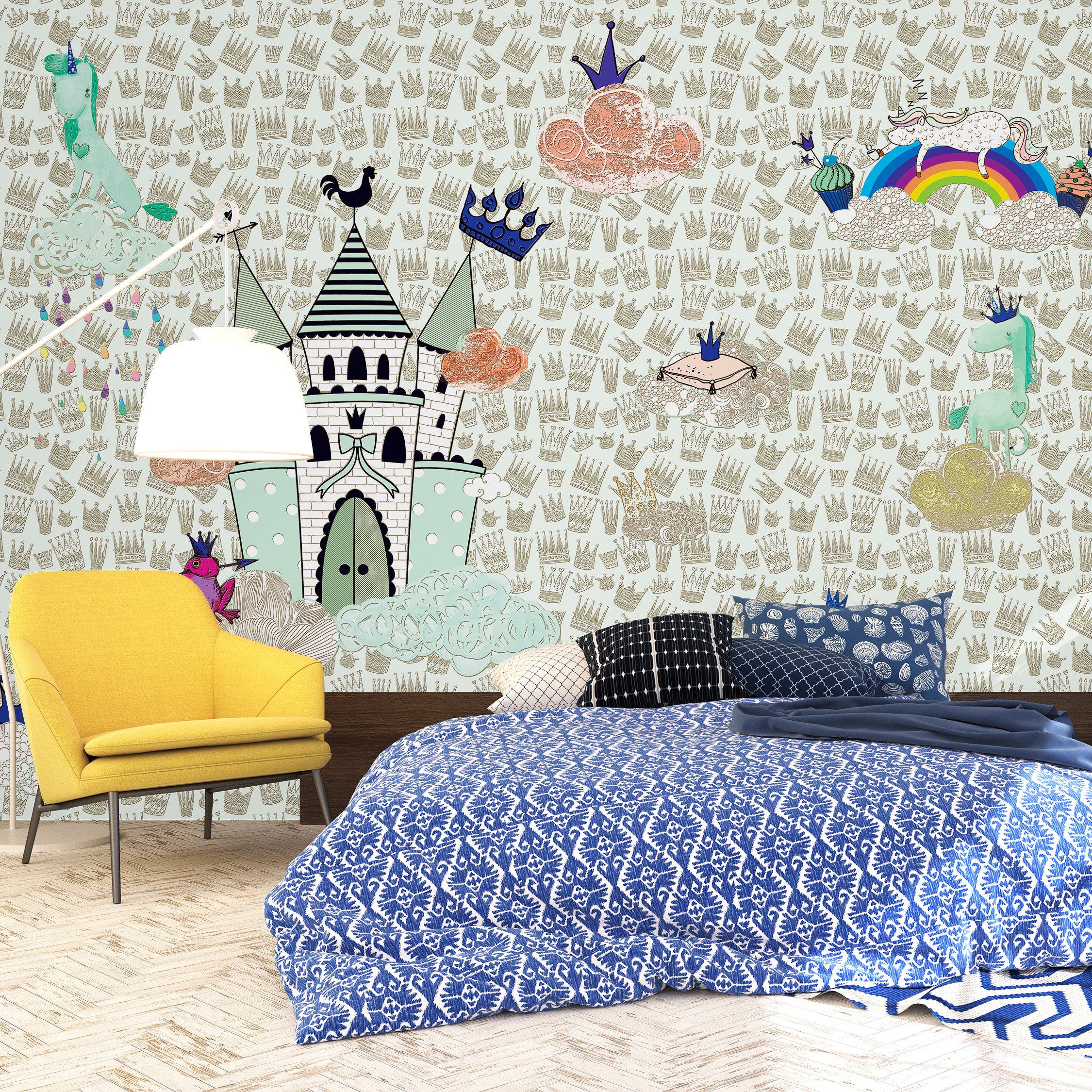 3D Princess Dreams - Printed Mural