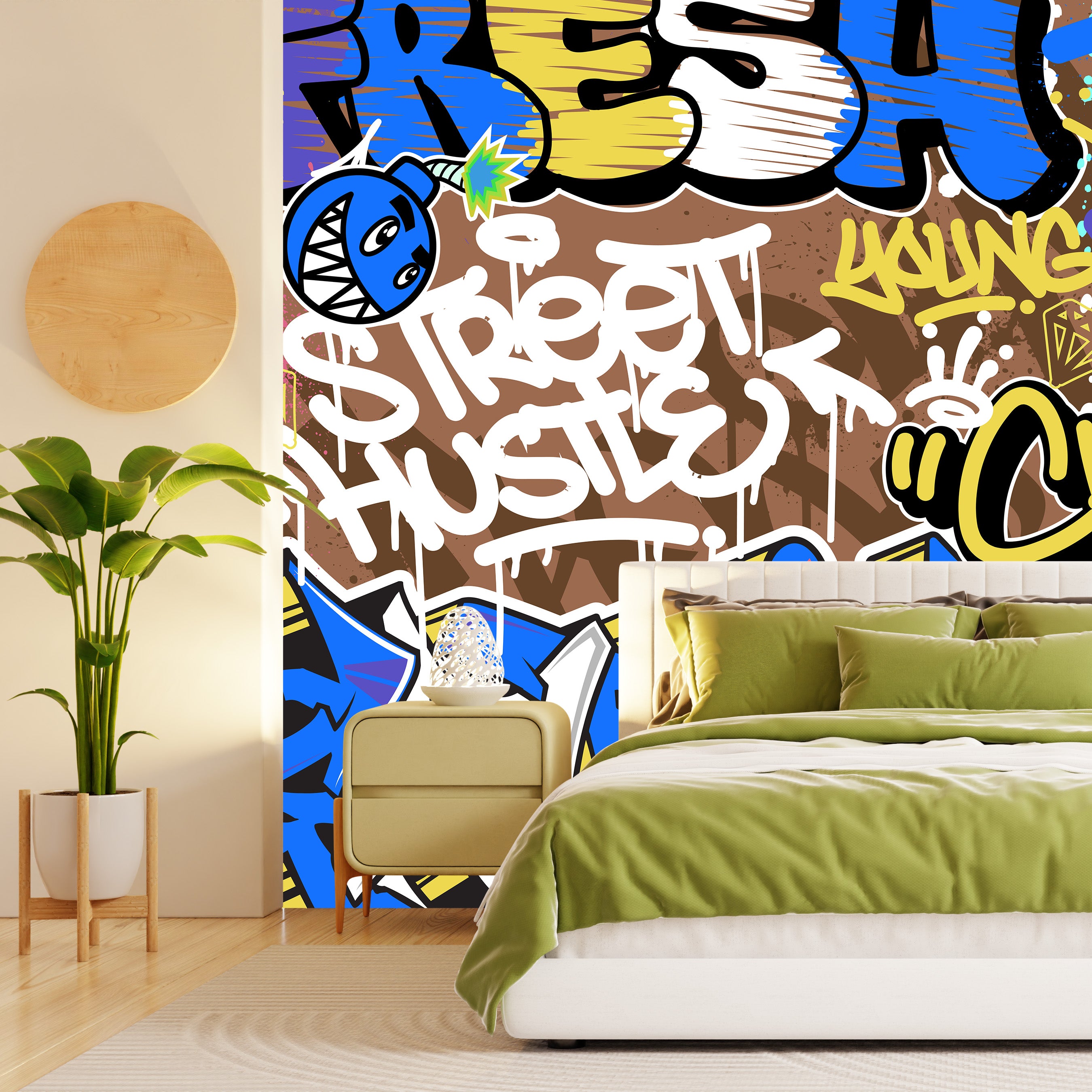 Tag & Spark - Graffiti Pop Mural
