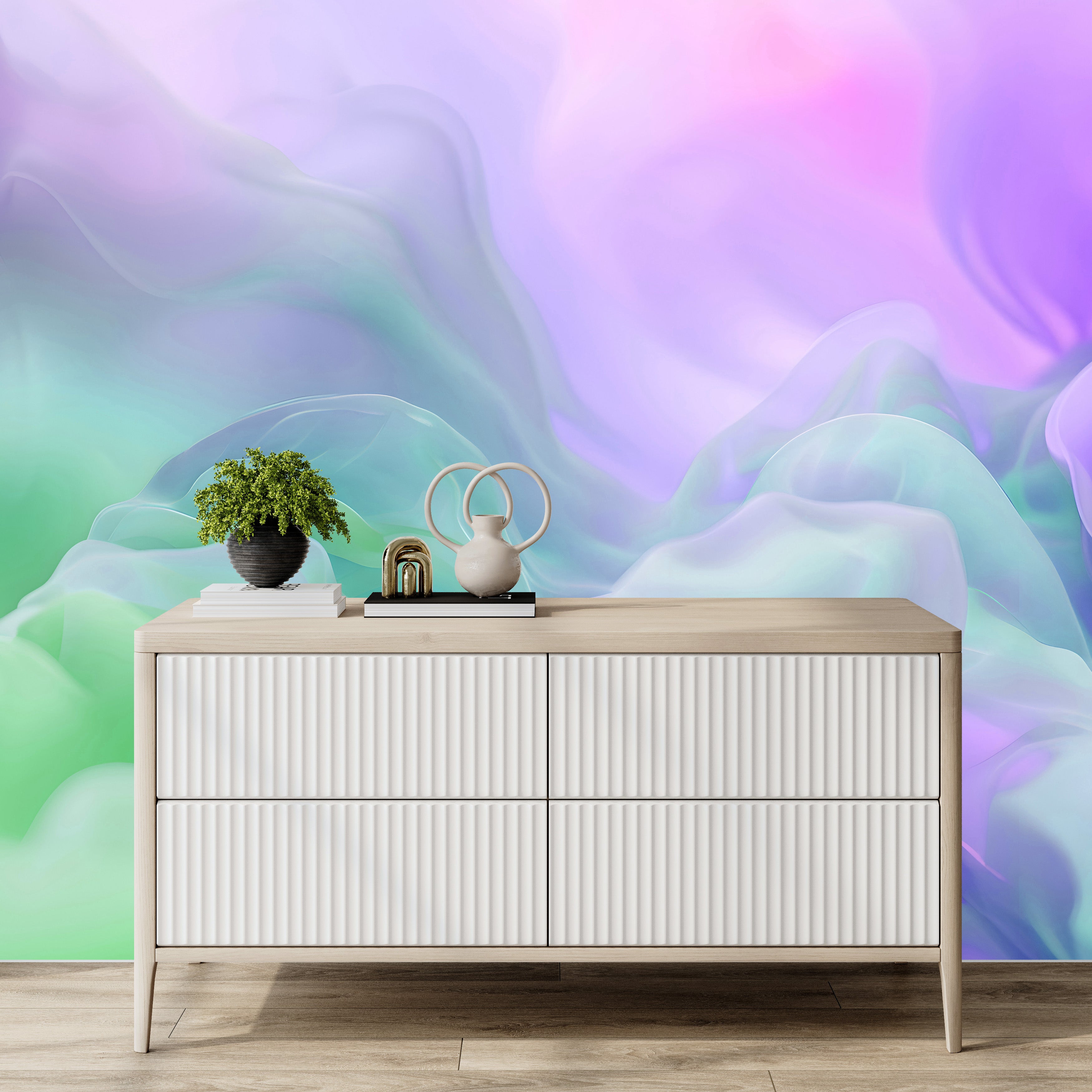 Chromatic Clouds Mural