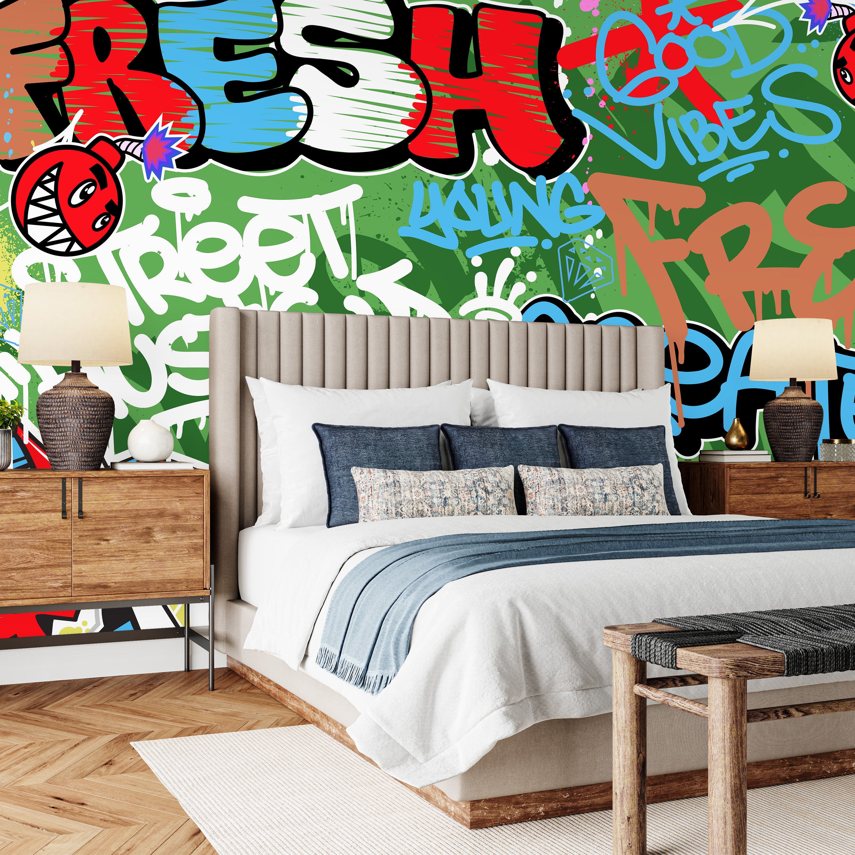 Tag & Spark - Graffiti Pop Mural