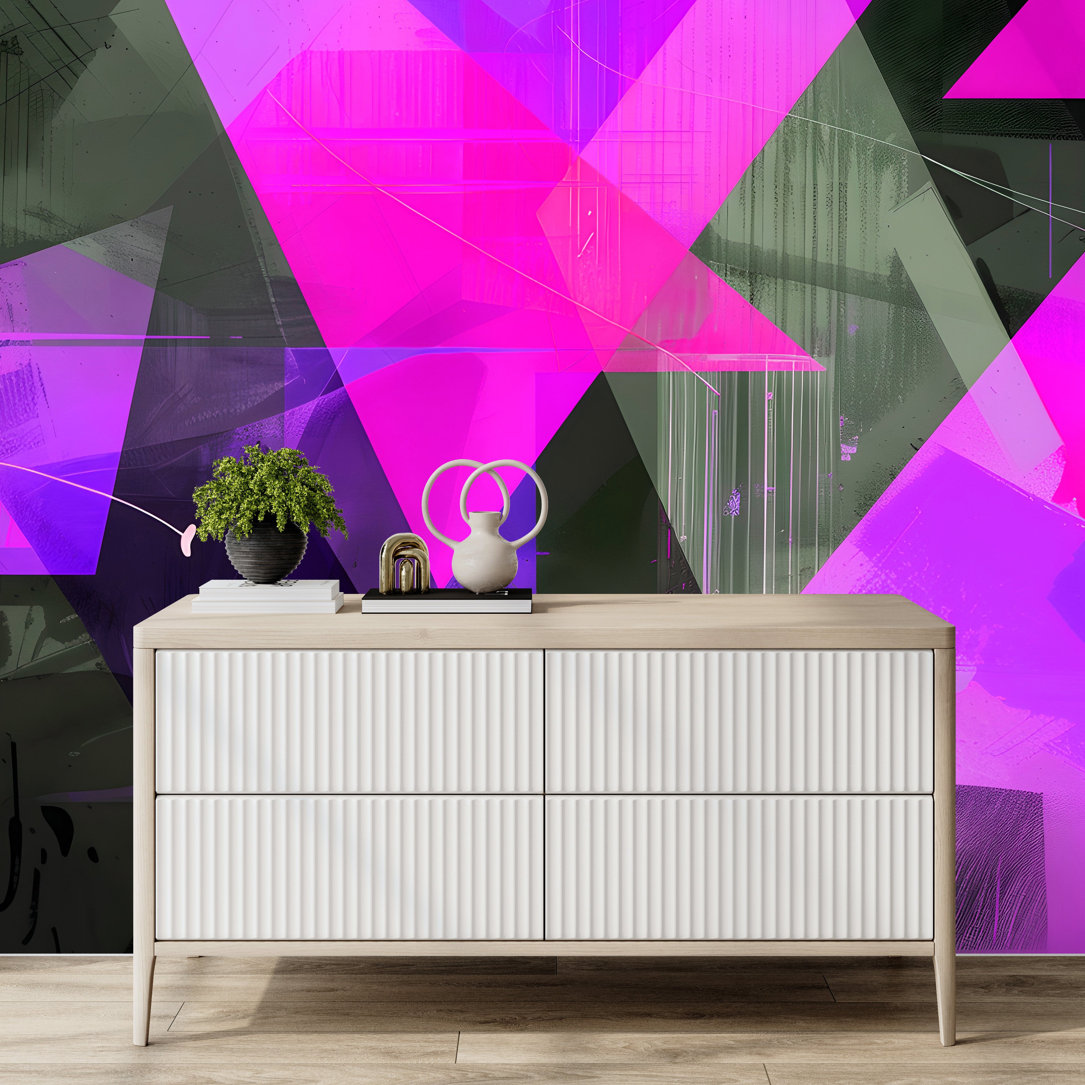 Fractured Forms Mural