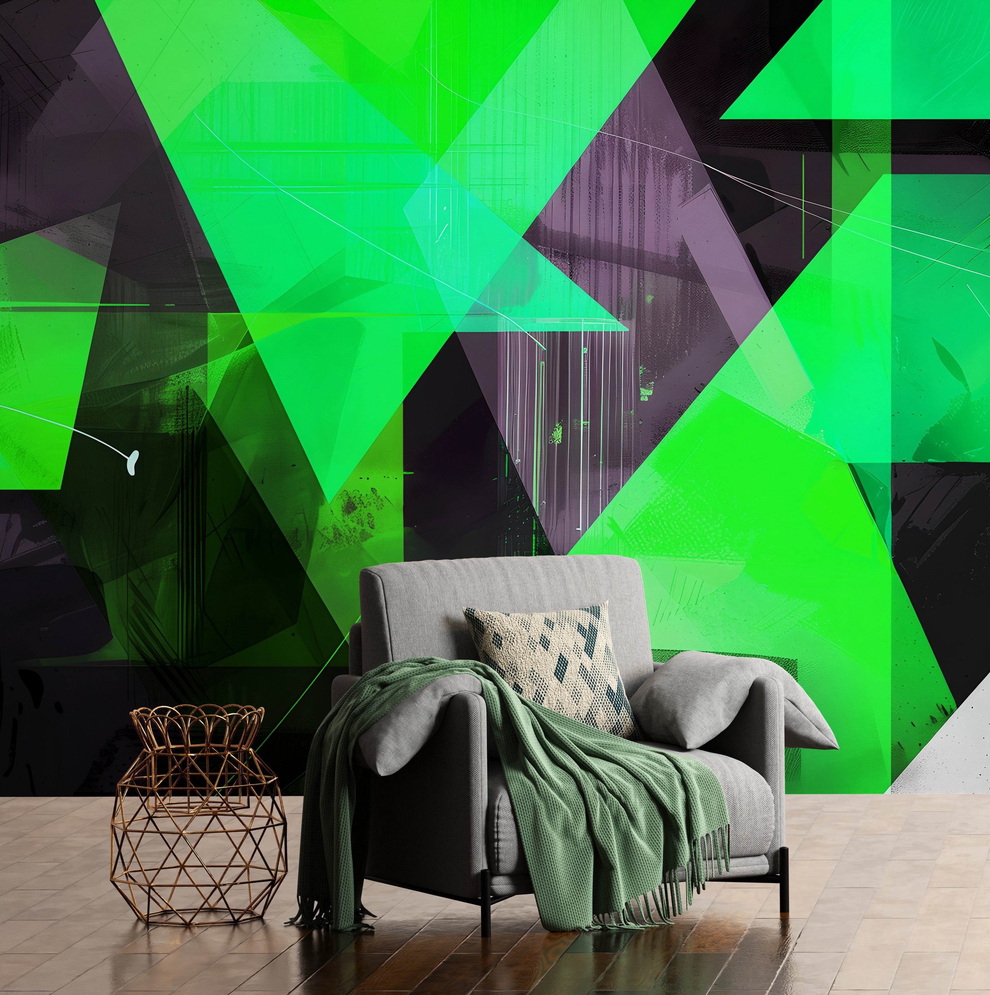 Fractured Forms Mural