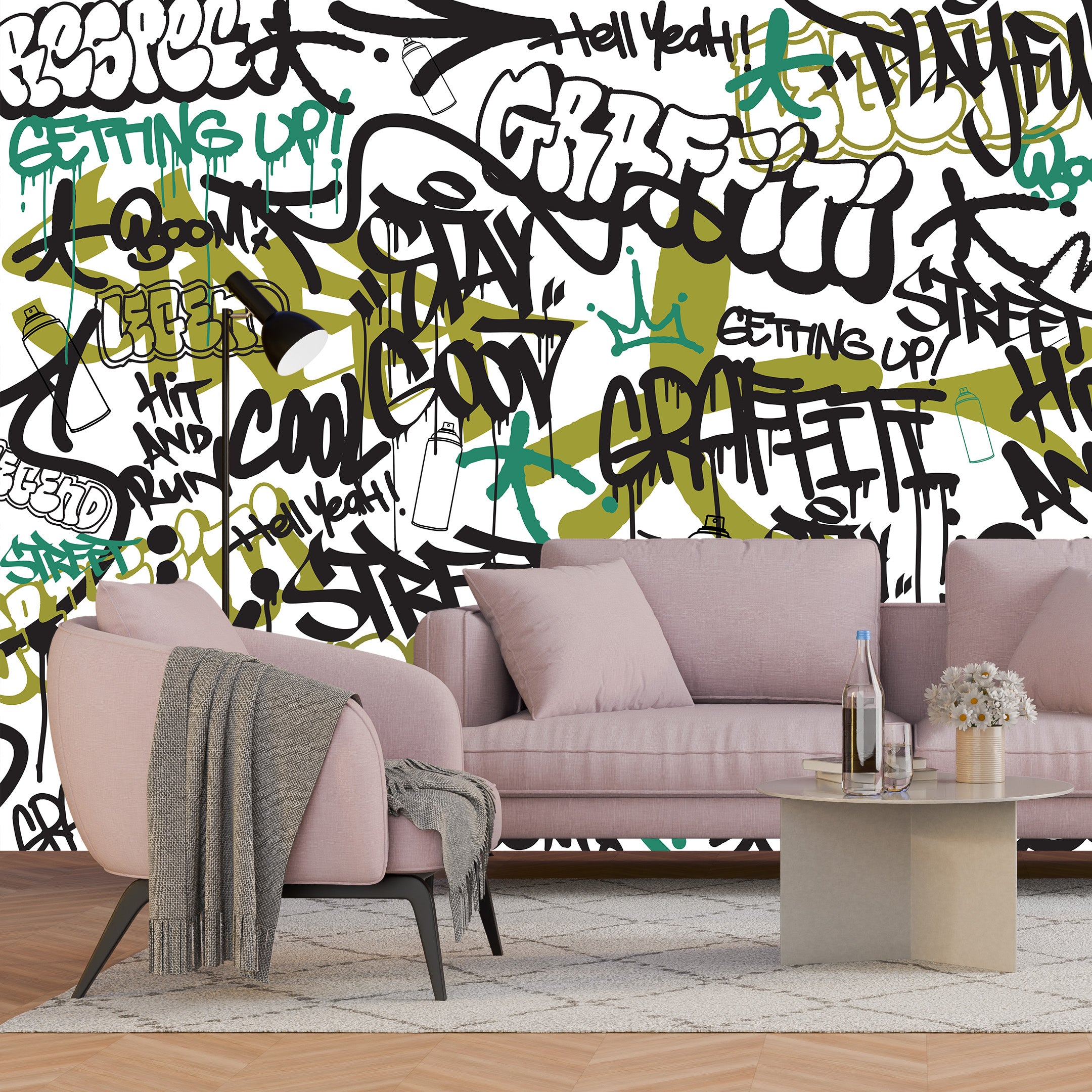 Tag & Spark - Rebel Words Mural